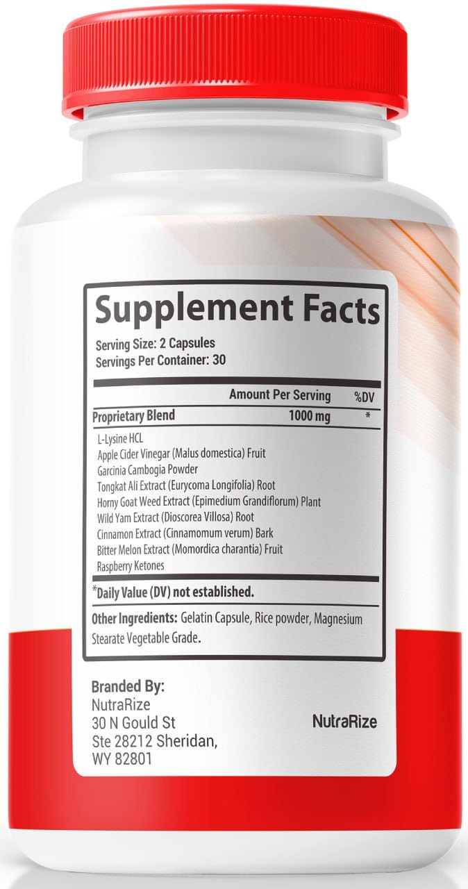 NutraRize Gluco Revive - Official Gluco Revive Pills for Stable Levels, Circulation, and Overall Health, Natural GlucoRevive Support for Well-Being, GlucoRevive Pastillas Review (60 Capsules)