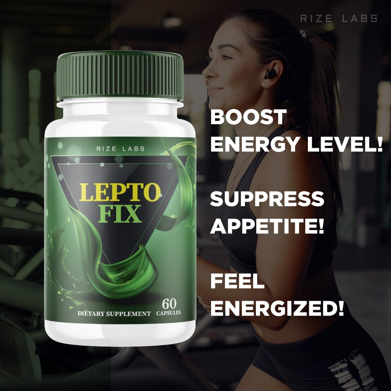 rize labs LeptoFix - LeptoFix Weight Loss Pills, LeptoFix Natural Supplement for Noticeable Results, LeptoFix Formula Blend to Support Healthy and Active Lifestyle, Lepto Fix Reviews (60 Capsules)