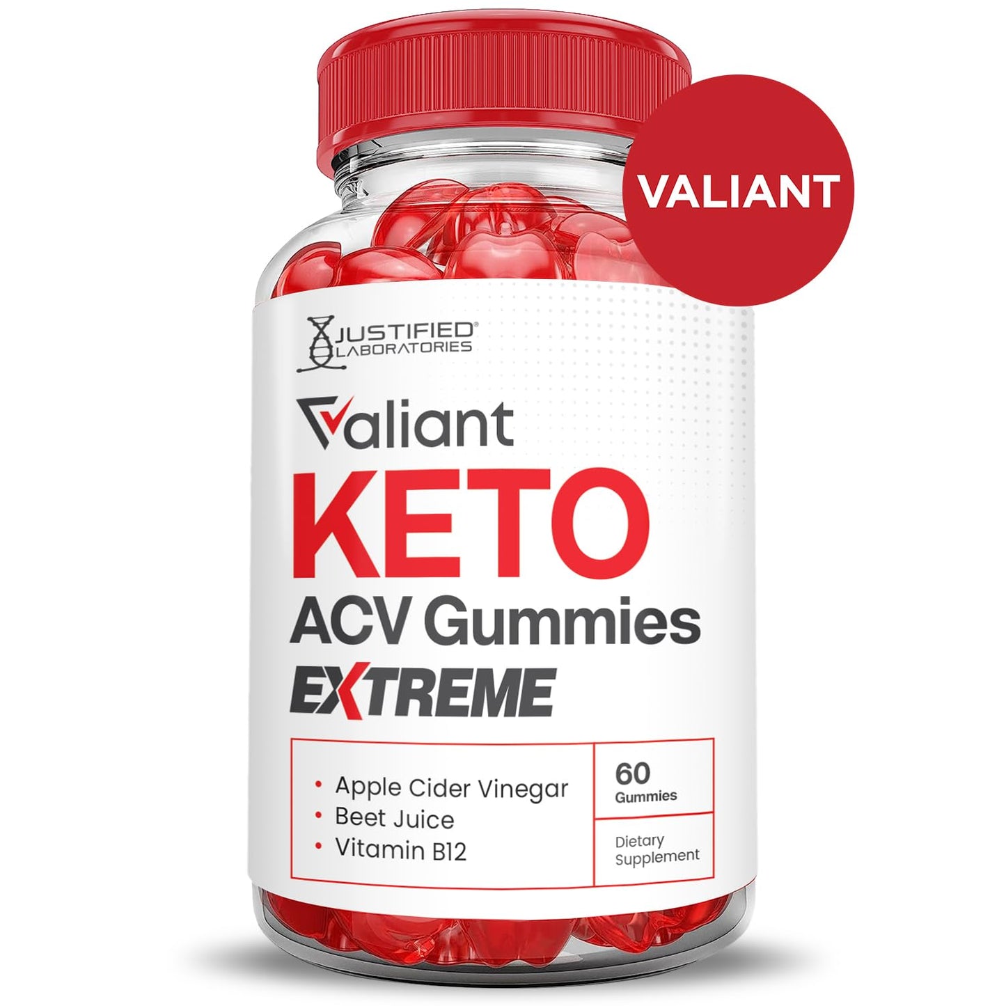 (2 Pack) Valiant Keto ACV Gummies Extreme 2000MG Valant Keto Gummies Apple Cider Vinegar Formulated with Pomegranate Beet Juice Powder B12 Vegan Non GMO 120 Gummys