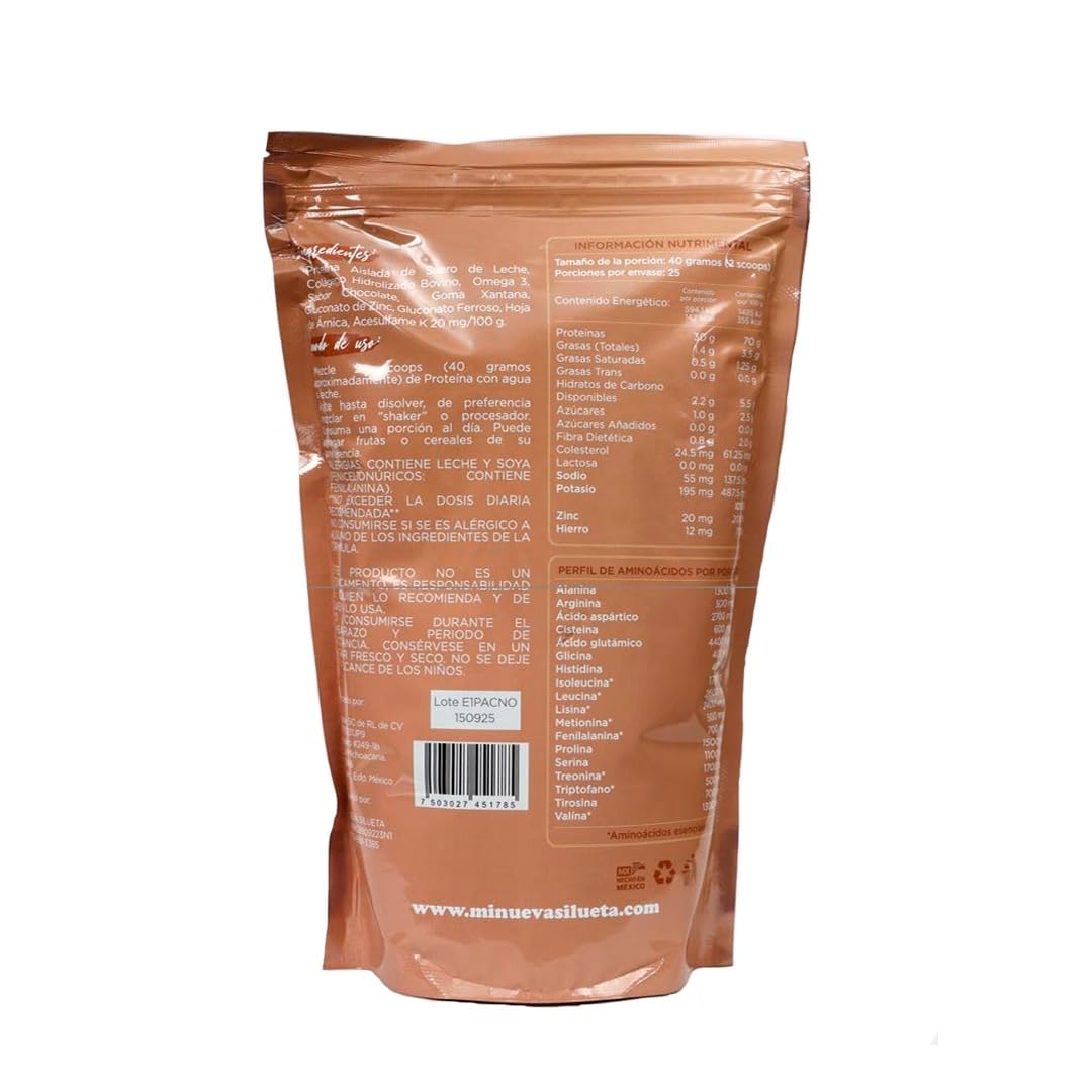 MI NUEVA SILUETA Lipotransfer Protein Stage 1 My New Silhouette is an Isolated whey Protein Powder with Collagen That Helps to Maintain transferred Fat. (Capuchino)