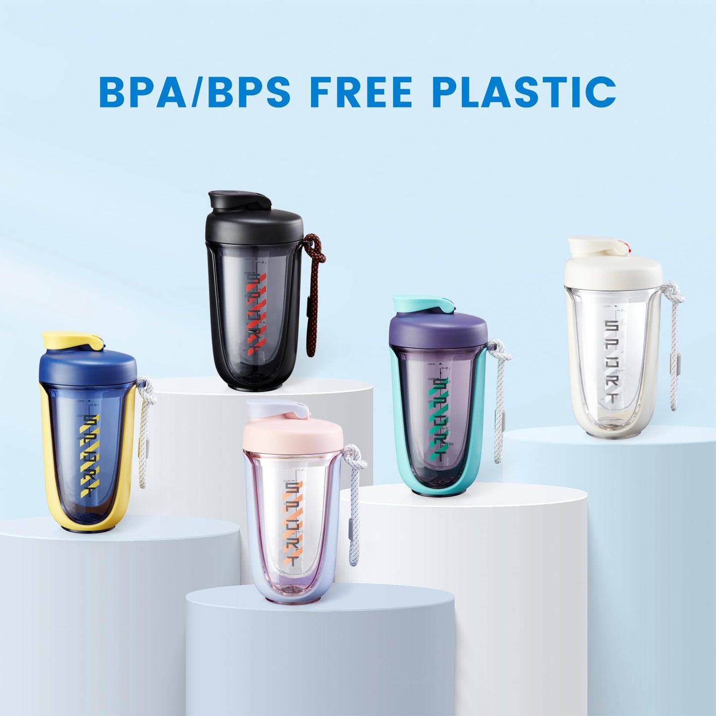 boieioe shaker cups for protein shakes 20 oz protein shaker bottle,Leak Proof,The Perfect Shaker for the Gym, Pre-Workout Bottle,Cocktail Shaker Cup,Weight Loss Supplement Shakes