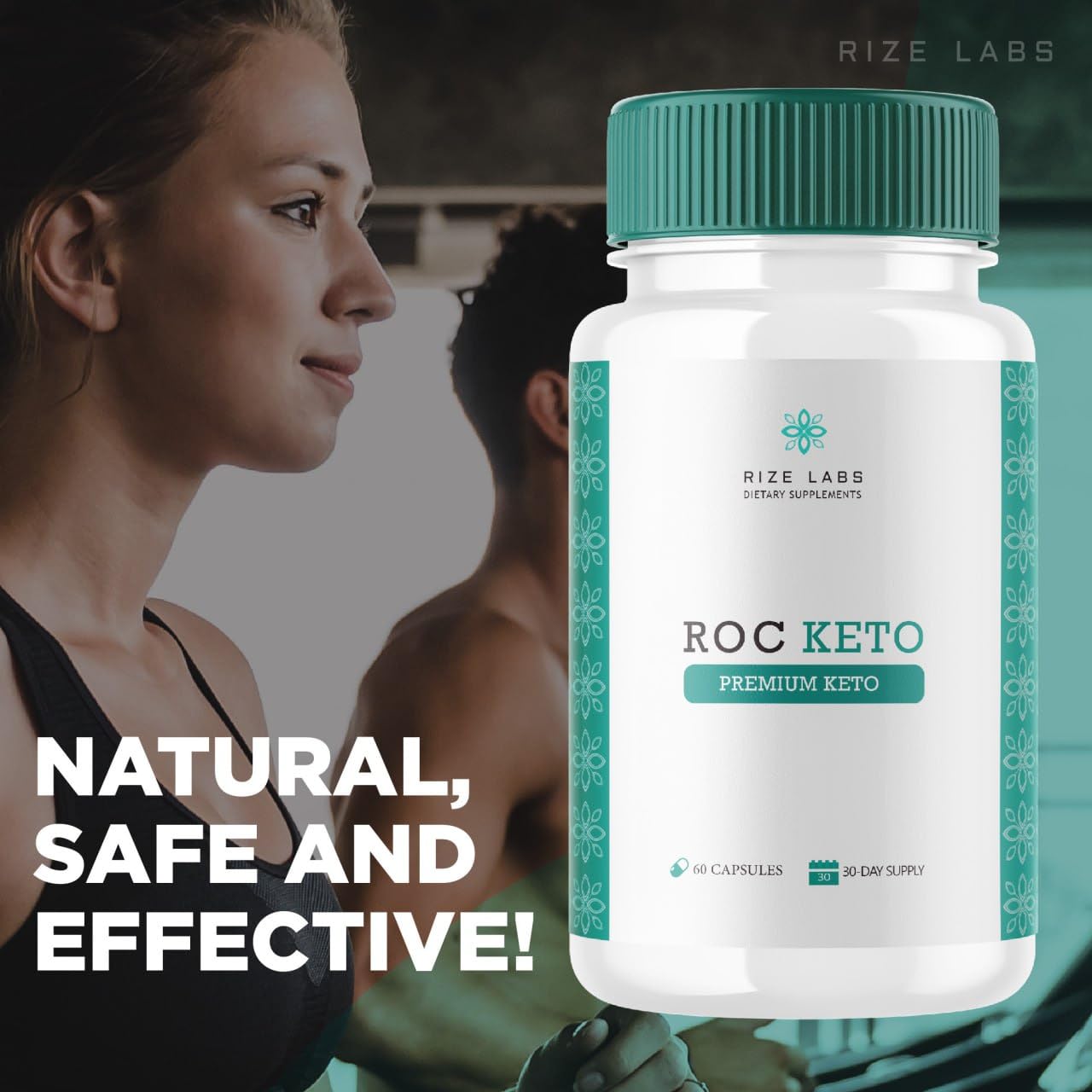 (2 Pack) Roc Keto Capsules, Roc Keto Premium Pills - Roc Keto Weight Loss Support, Roc Keto Maximum Strength Formula for Increased Energy and Improved Health, Roc Keto Reviews Pastillas (120 Capsules)