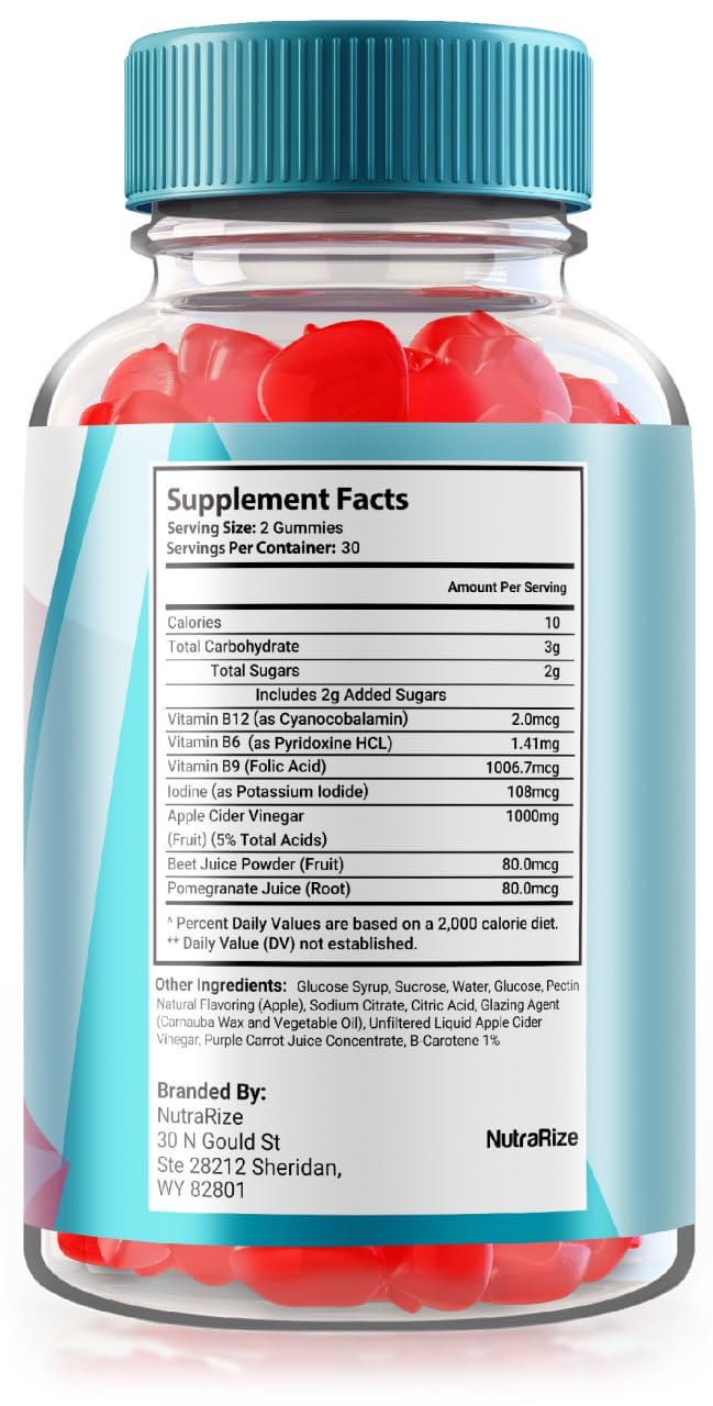 NutraRize Perfitly Active Keto ACV Gummies for Advanced Weight Loss, Maximum Strength Gummies, Keto + ACV Advanced Formula Supplement, Gomitas Reviews (60 Gummies)