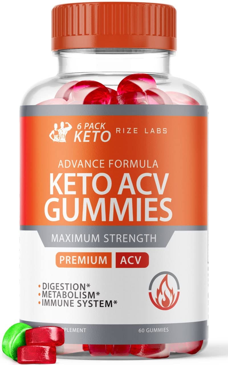 rize labs - 6 Pack Keto Advanced Formula ACV Gummies (60 Gummies)
