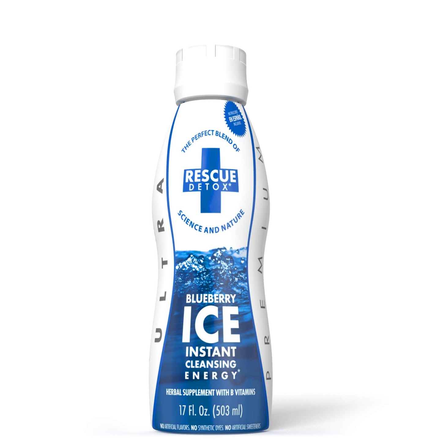 Rescue Detox ICE - Blueberry Flavor - 17oz | Works in 90 Minutes up to 5 Hours