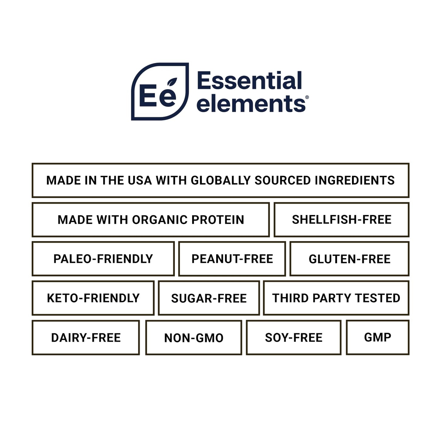 Essential Elements Pea Protein Powder - Very Vanilla | Low-carb Plant-Based Vegan Blend - Keto-Friendly and Gluten-Free | 20 Servings, 18oz