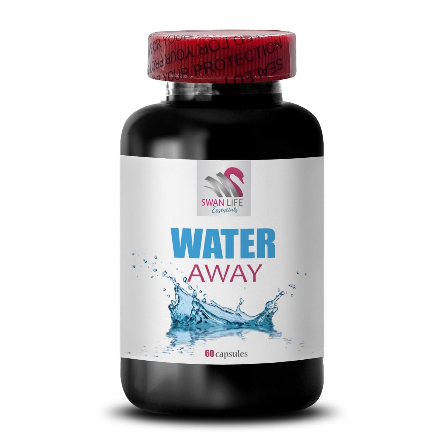 Water Away with Green Tea Leaf - Water Away - Dandelion Root Extract Organic, Apple Cider Vinegar Supplements, Water Away Green Tea, Water Away Digestive Support, Green Tea Leaf 1 Bottle 60 Capsules
