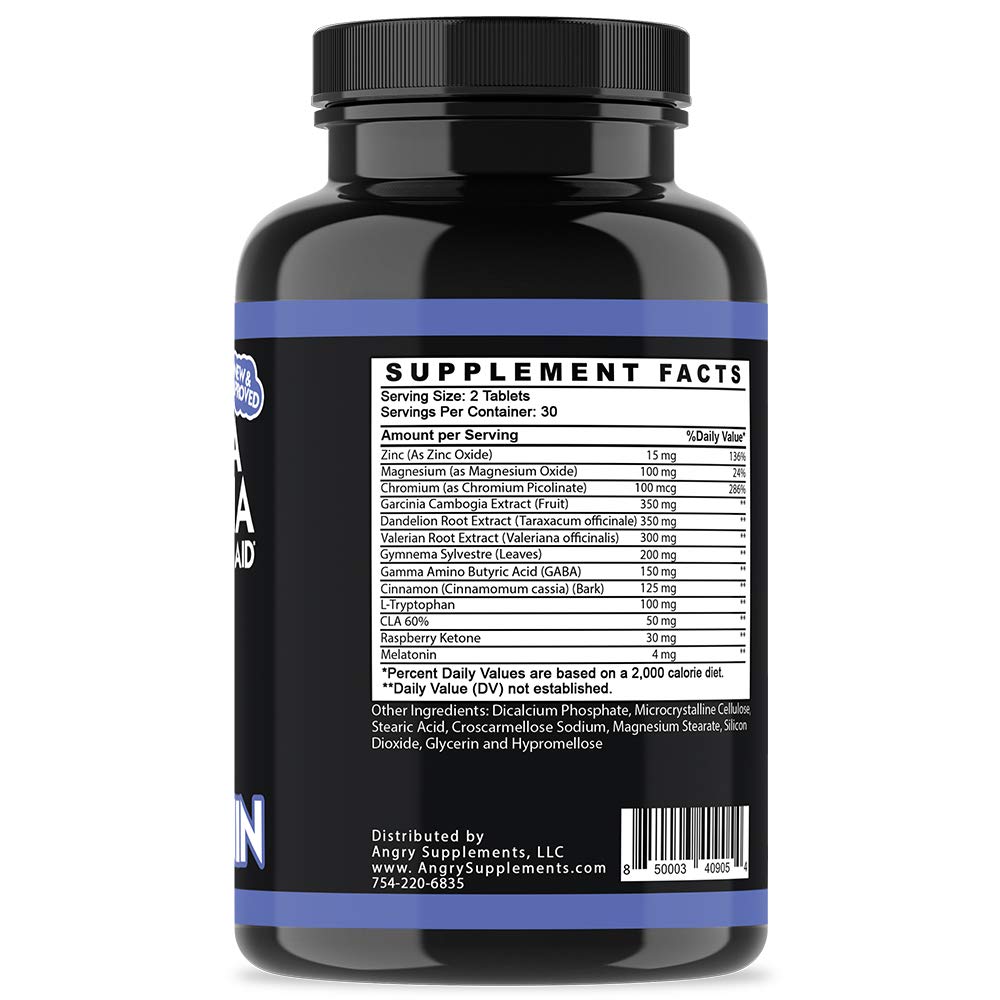 Garcinia Cambogia PM Weight Loss Sleep, All Natural Supplement w/Valerian Root & Melatonin to Help Burn Fat Overnight, Night Time Appetite Suppressant, Vegetarian Formula (1-Bottle)