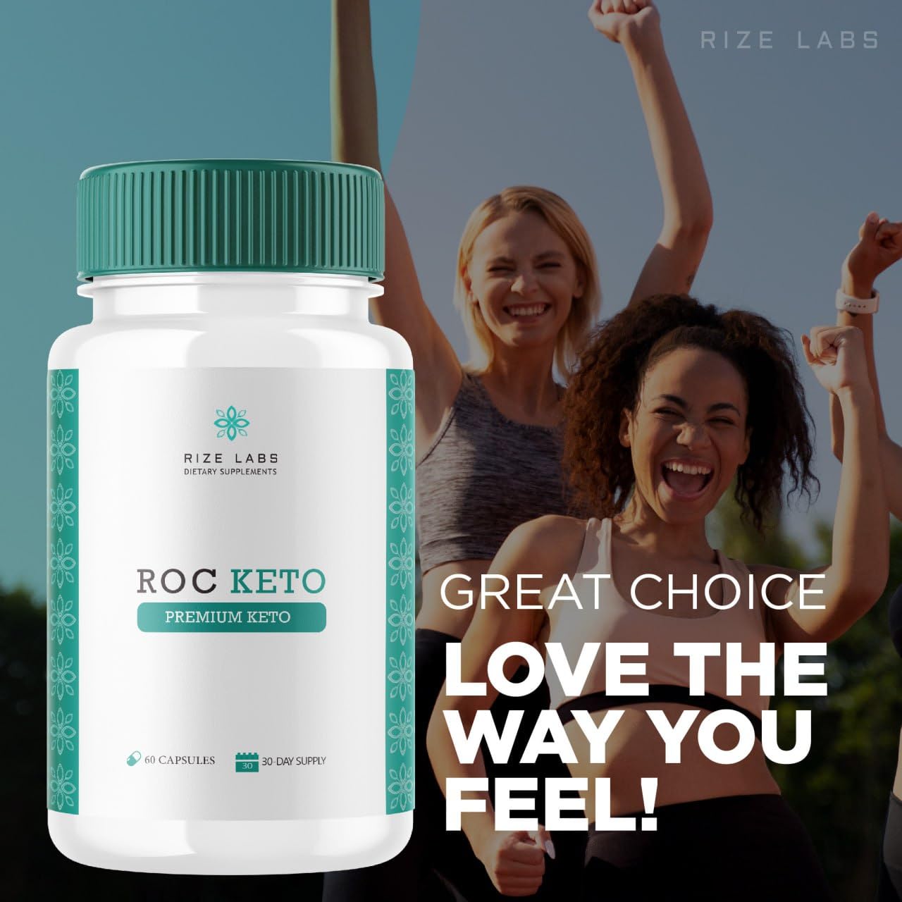 (2 Pack) Roc Keto Capsules, Roc Keto Premium Pills - Roc Keto Weight Loss Support, Roc Keto Maximum Strength Formula for Increased Energy and Improved Health, Roc Keto Reviews Pastillas (120 Capsules)