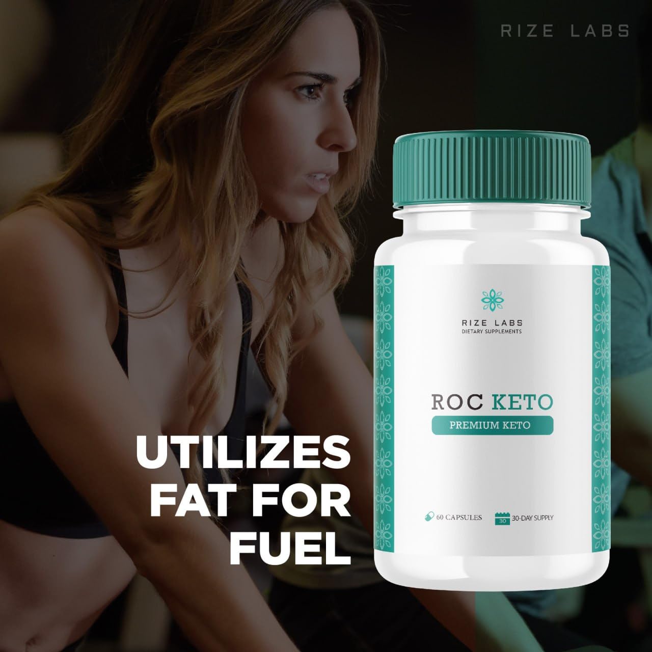(2 Pack) Roc Keto Capsules, Roc Keto Premium Pills - Roc Keto Weight Loss Support, Roc Keto Maximum Strength Formula for Increased Energy and Improved Health, Roc Keto Reviews Pastillas (120 Capsules)