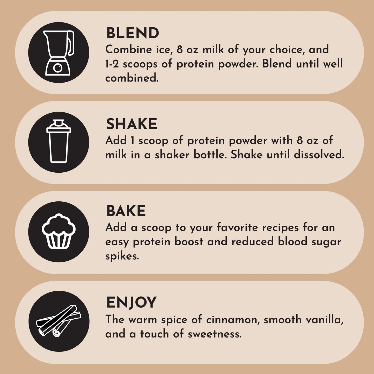 Just Ingredients Protein Powder | Snickerdoodle Protein Powder Made With 100% Grass Fed, Non Denatured Whey | Four Different Protein Sources | Organic Whole Food Ingredients | 15 Serving | 22g protein