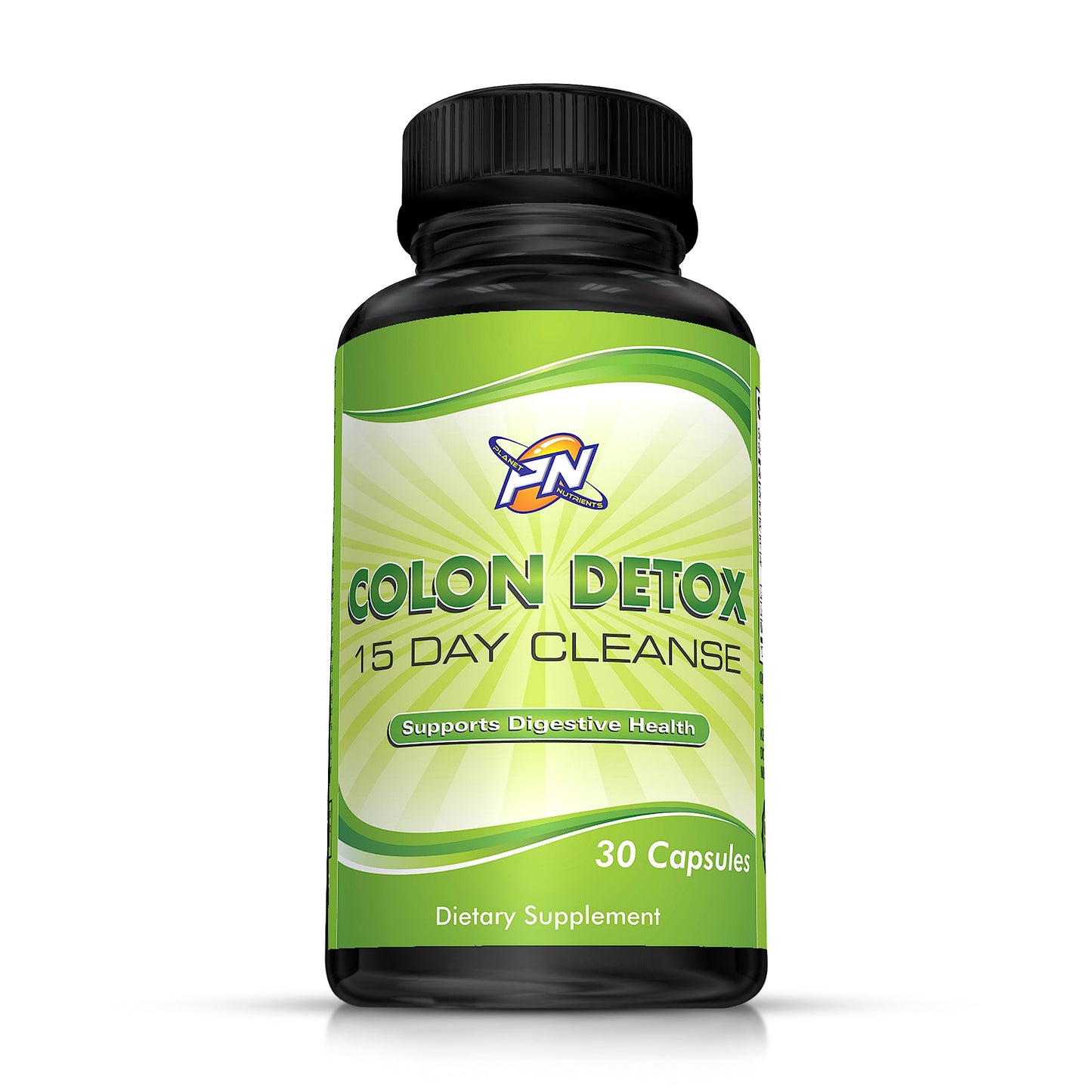 Planet Nutrients Colon Detox Capsules - Day Cleanse with Magnesium Supplement and Stool Softeners - Ultimate Detox Cleanse for Weight Loss & Gut Health for Women - Non-GMO- 30 Capsules