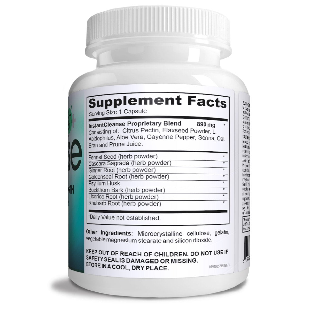 Cleanse Complete - Triple Strength Activated Colon Cleansefor Optimal Colon Health and Colon Care.