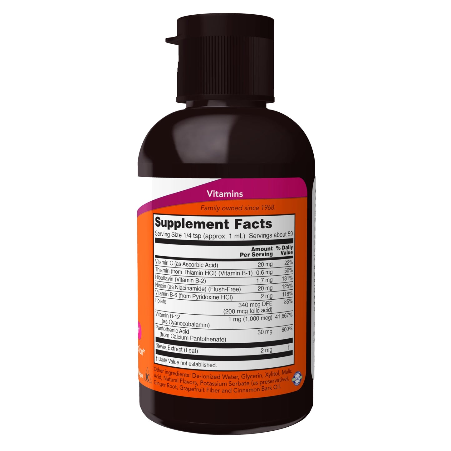 NOW Foods Supplements, Vitamin B-12 Complex Liquid, Energy Production*, Nervous System Health*, 2-Ounce