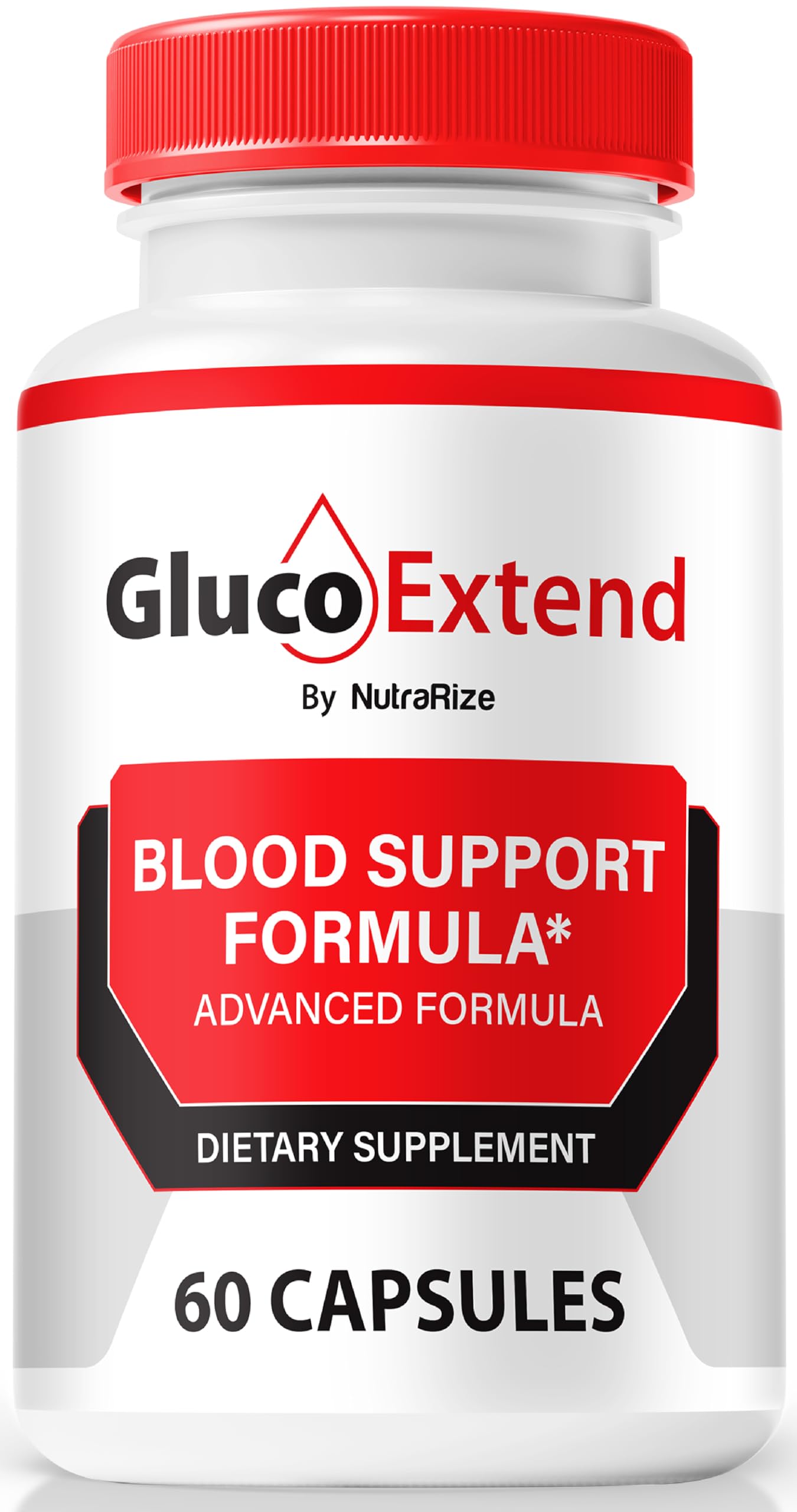 NutraRize Gluco Extend Capsules, Official GlucoExtend Pills to Support Lasting Energy, Premium Blood Vessel Cleaner, GlucoExtend Detox Glyco Optimizer, Circulation Support (60 Capsules)