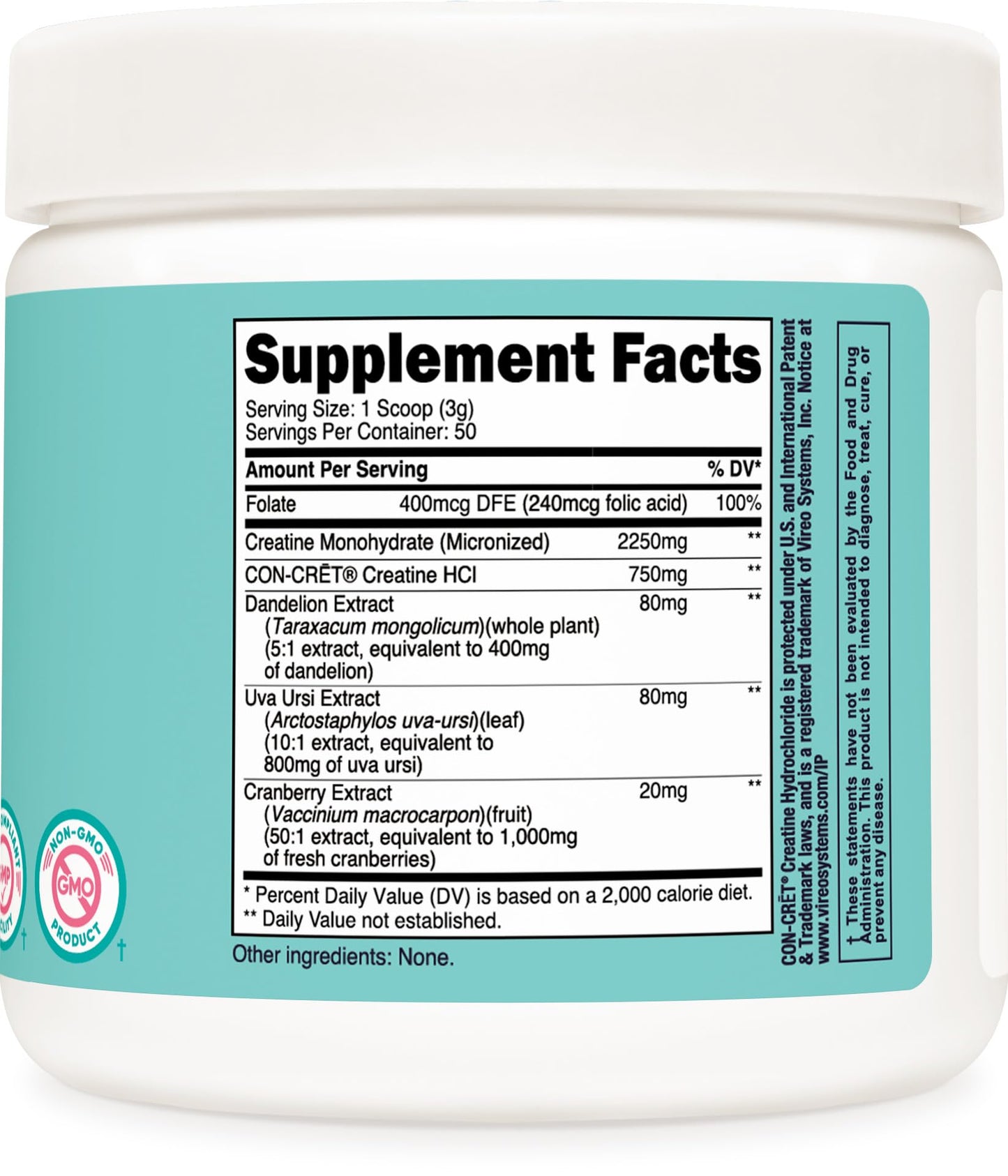 Nutricost Creatine Monohydrate Powder for Women, Micronized, Unflavored, 50 Servings - Vegetarian, Non-GMO, Gluten Free