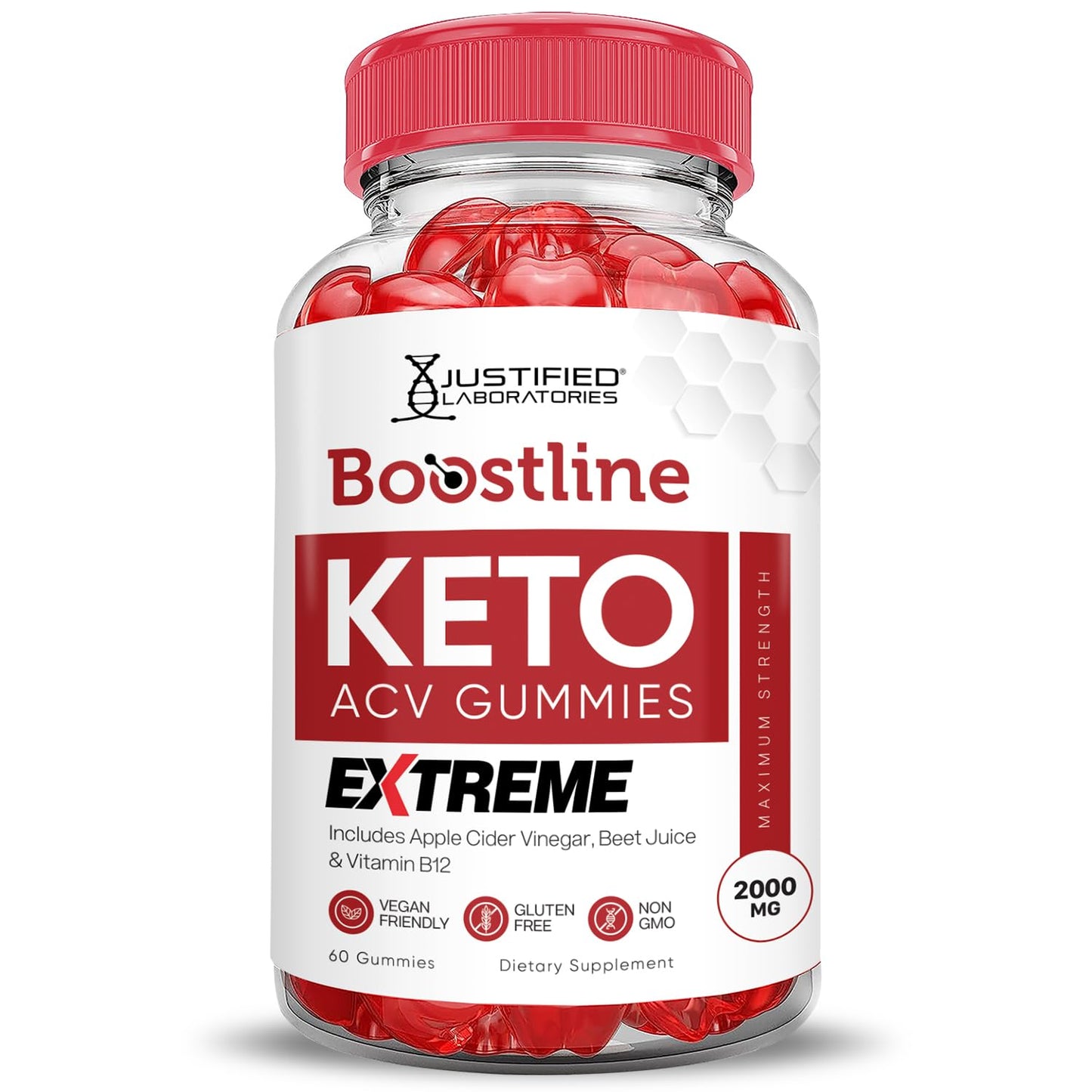 (2 Pack) Boostline Keto ACV Gummies Extreme 2000MG Boost Line Keto Gummies Apple Cider Vinegar Formulated with Pomegranate Beet Juice Powder B12 Vegan Non GMO120 Gummys