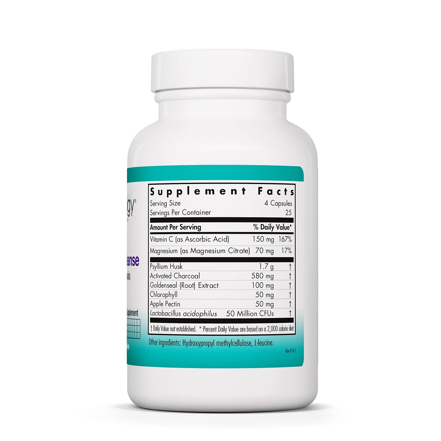 Nutricology Superior GI Cleanse Supplement - Gut Cleanse Detox, Constipation Relief for Men & Women, Colon Cleanse, Magnesium - 100 Count