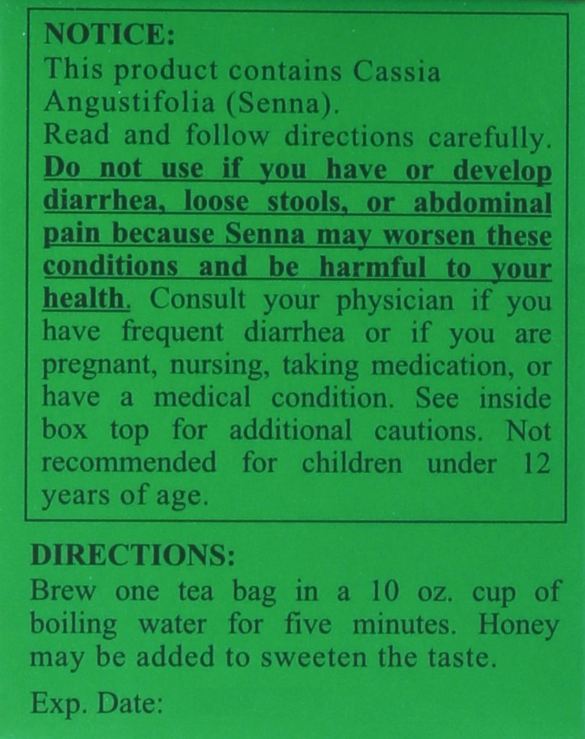 3 Ballerina Tea Extra Strength All Natural Dieters Drink (Lemon Flavor) - 18 Tea Bags (1.88 Oz)