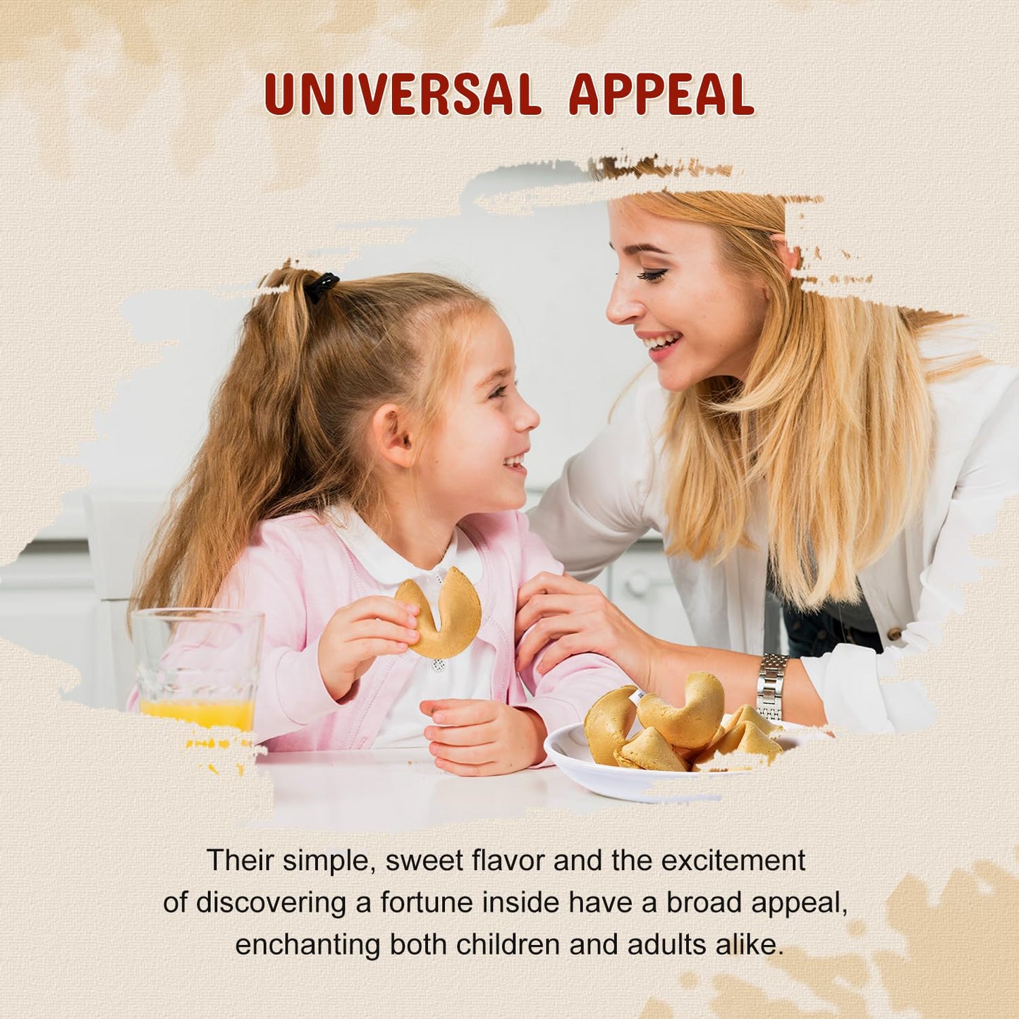 52USA Fortune Cookies Approx 25pcs Vanilla Flavor Fortune Cookies Individually Wrapped Bulk Fresh Cookies 4oz