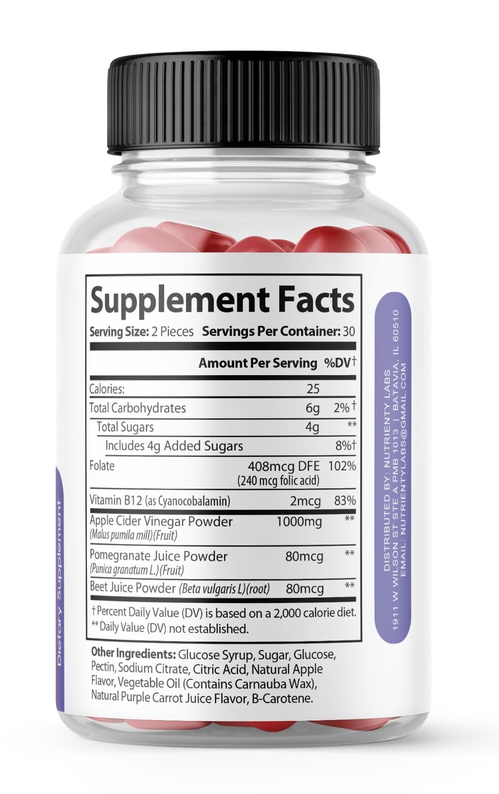 Zonata (3 Pack) Balance Blend Keto ACV Gummies, Balance Apple Cider Vinegar Gummies, Balance Keto ACV Gummies, Balance Keto Gummies, 180 Count