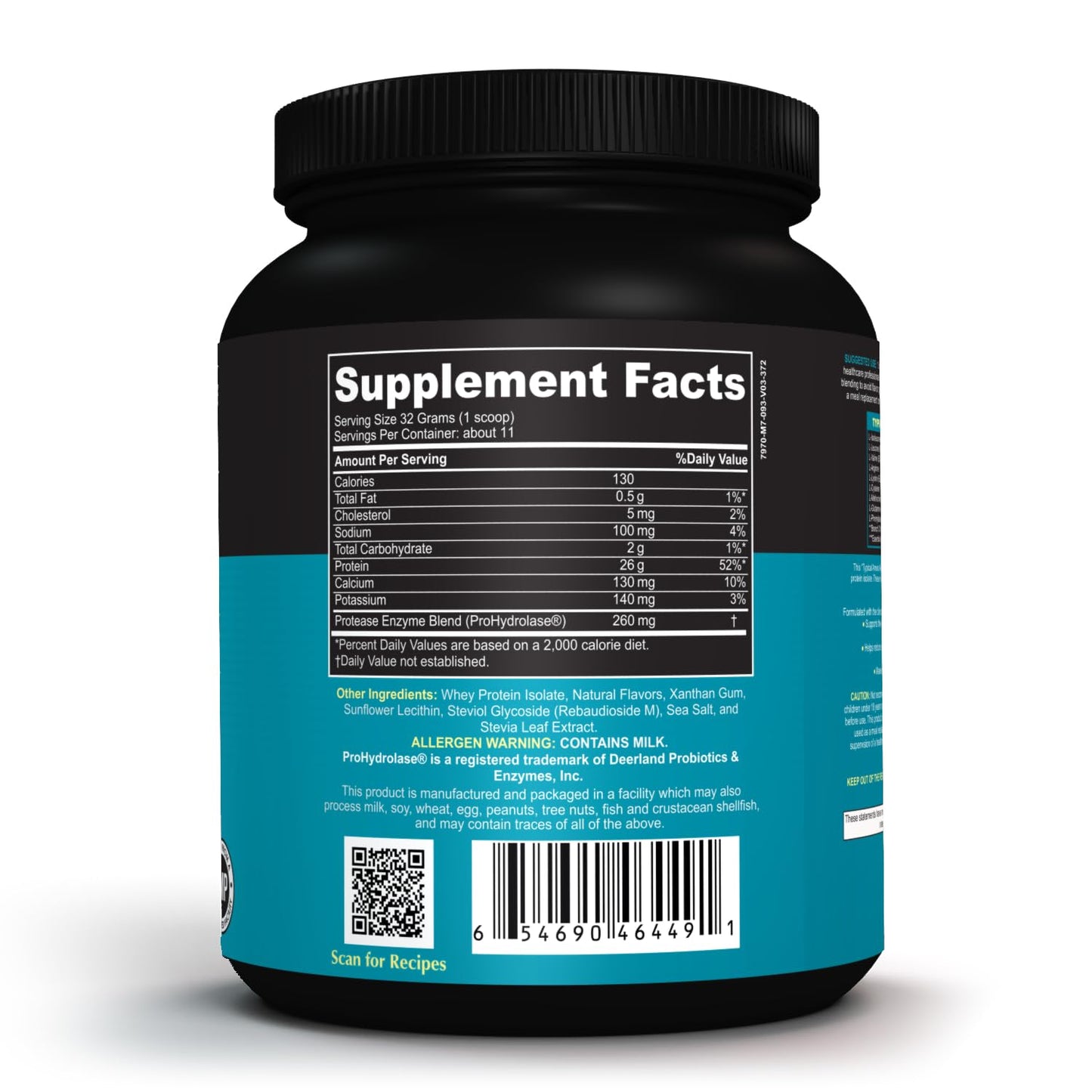 Bariatric Expert Vanilla Whey 26 Isolate Advance Protein Powder/Plus Prohydrolase® for Protein Digestion