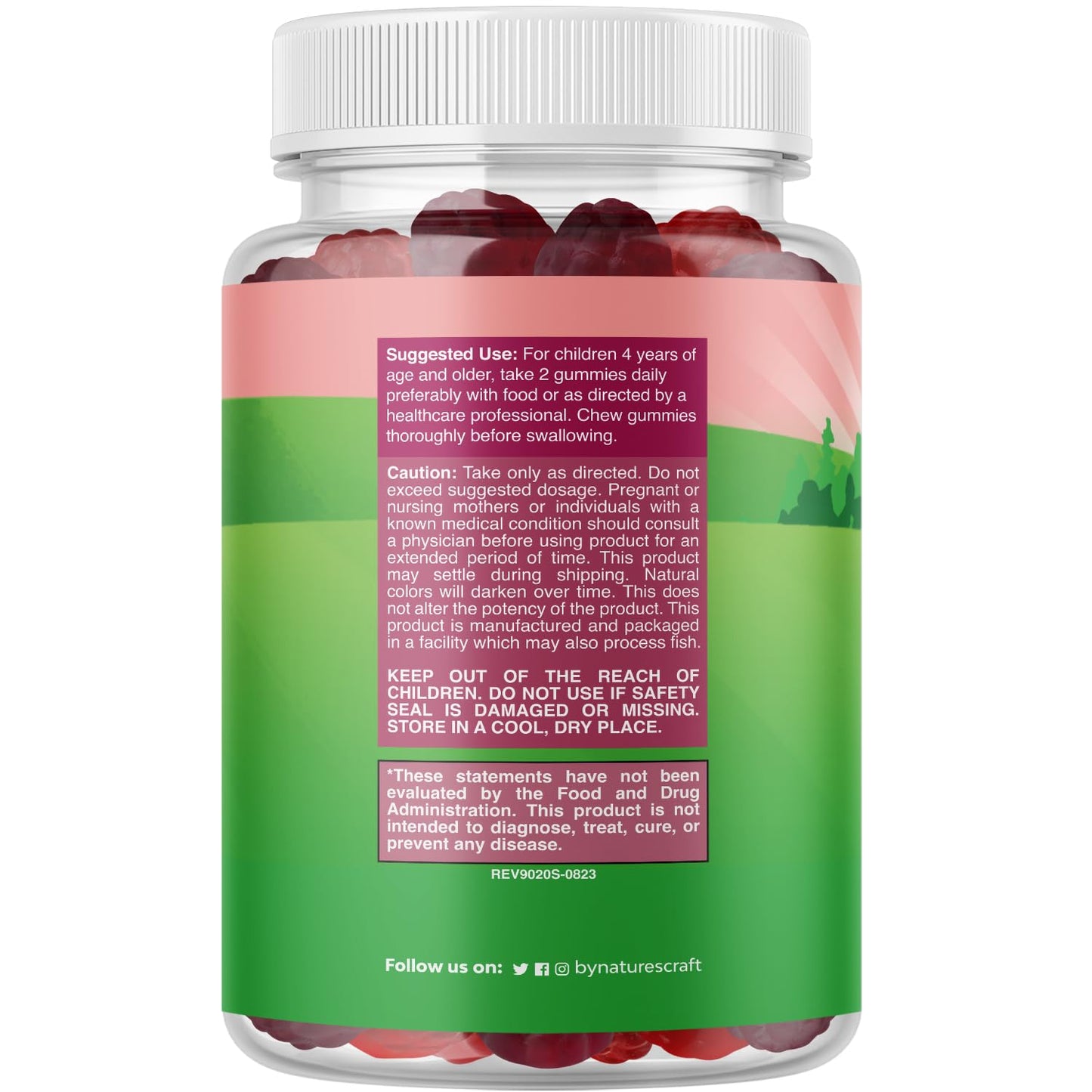 High Prebiotic Fiber Gummies for Kids - Dietary Fiber Supplements for Digestion & Constipation - Chicory Root Kids Immune Gummies - Non-GMO & Vegan Digestive Nutritional Supplements - 120 Count