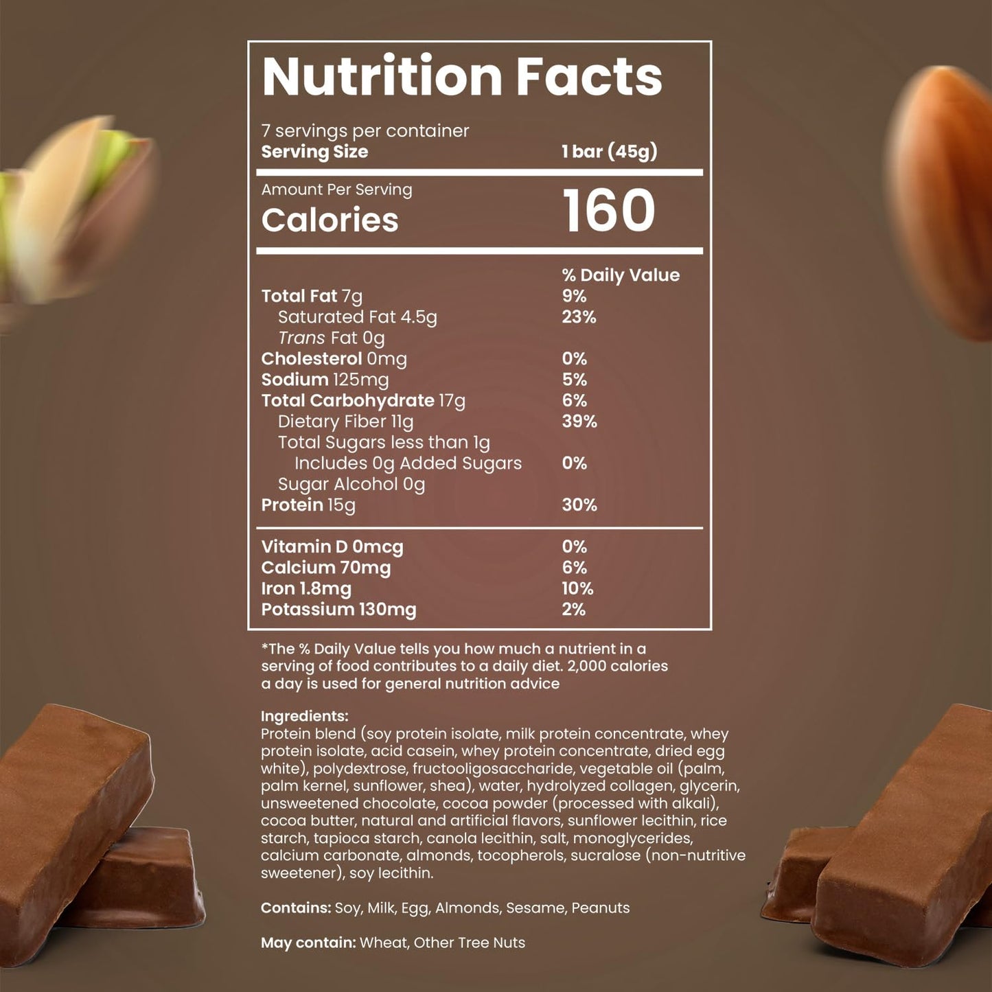 BariSlim High Protein Snack Bar for Bariatric Patients - Nutrient Rich Snack for Post-Surgery Wellness - Ideal for Weight Loss Maintenance & Daily Nutrition | Chocolate Crisp Bar (13 oz)