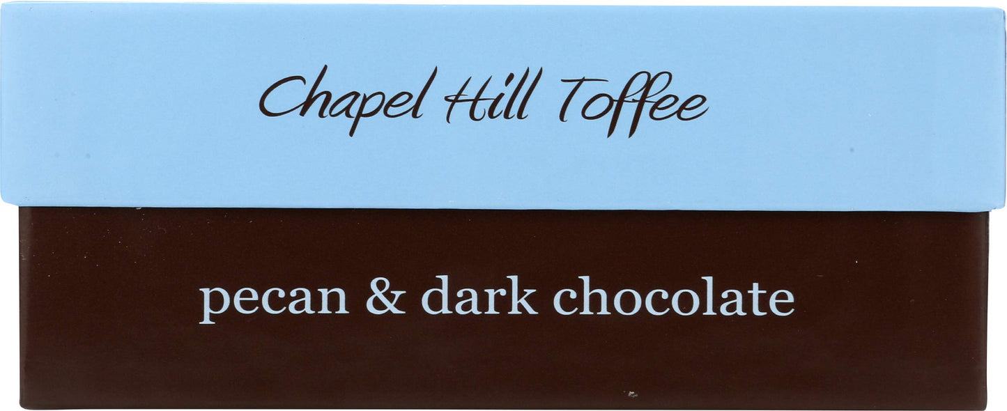 Chapel Hill Toffee Dark Chocolate Pecan Toffee 10 OZ