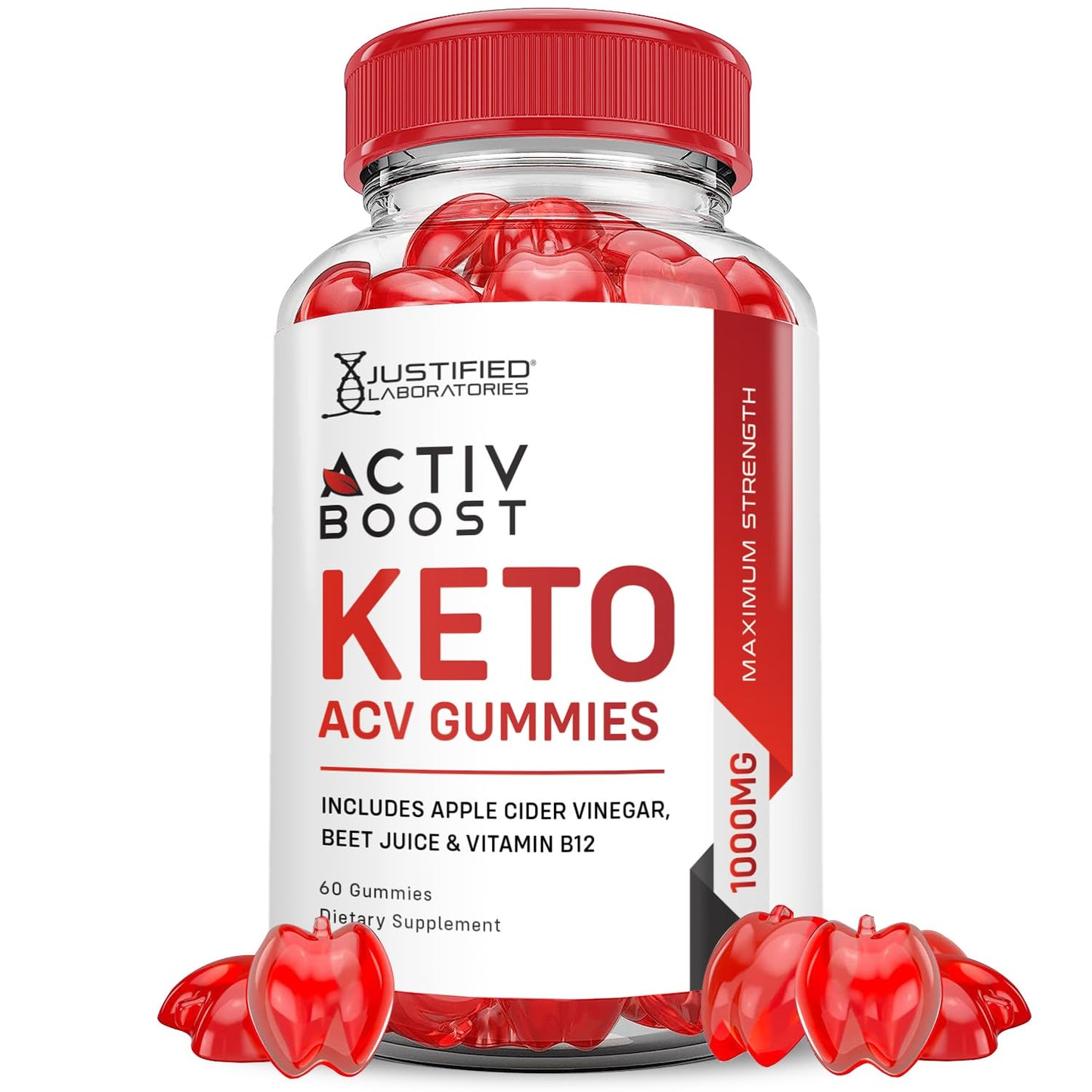 Activboost Keto ACV Gummies Advanced Formula 1000MG Active Boost Keto Gummies Apple Cider Vinegar Activ Boost Formulated with Pomegranate Beet Juice Powder B12 Vegan Non GMO 60 Gummys