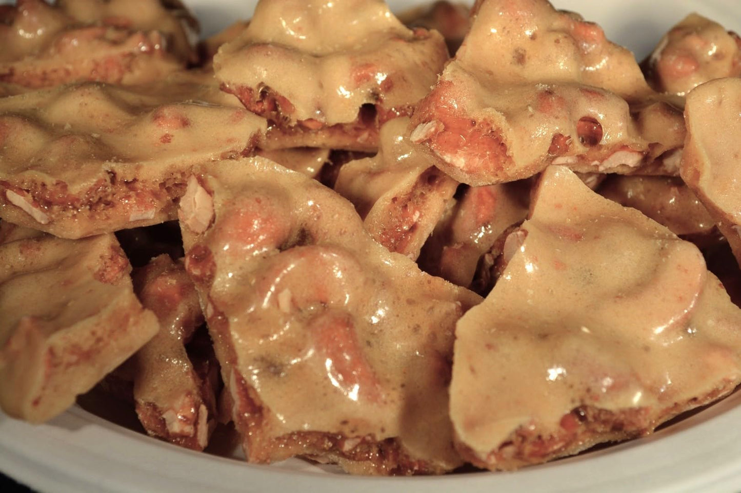 Grannys Confections Handmade Cashew Brittle Made With Premium Cashews Just Like Granny Used to Make One Pound 16 oz Bag