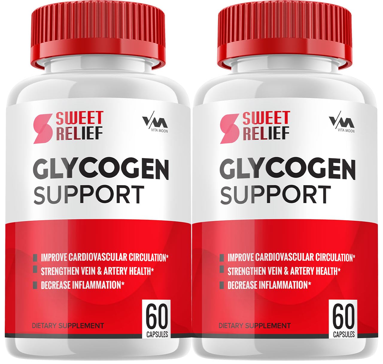 (2 Pack) SweetRelief Glycogen - Sweet Relief Capsule Cleaner, SweetRelief Pills, Advanced Formula for Overall Wellness, Sweet Relief Glycogen Reviews, 120 Capsules
