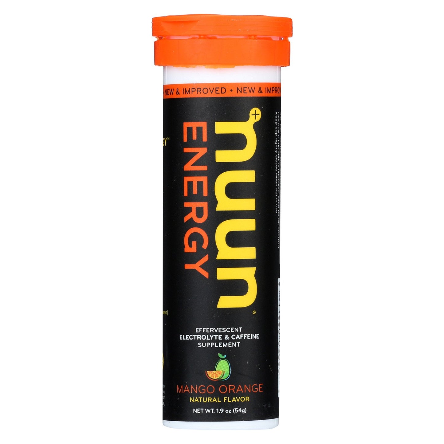 Nuun Hydration Nuun Energy - Mango Orange - Case Of 8 - 10 Tablets