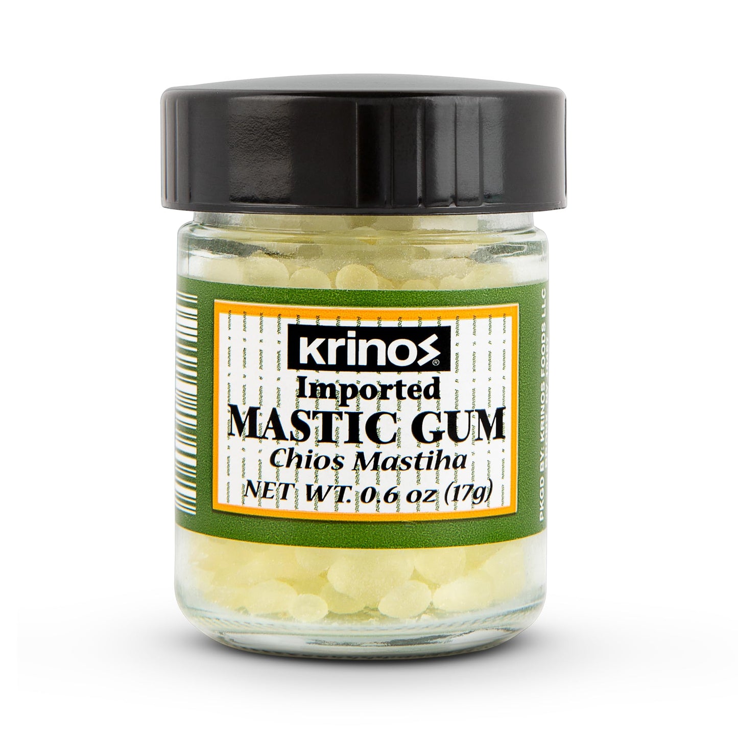 Krinos Greek Mastic Gum Rich History Piney Flavor Culinary Treasure Chios Island PDO Product 17g jar