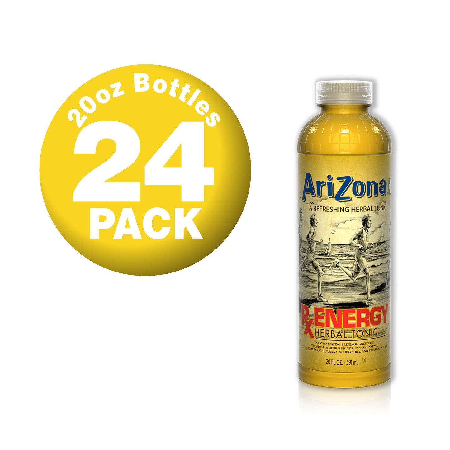 AriZona Rx Energy 20 Fl Oz Pack of 24