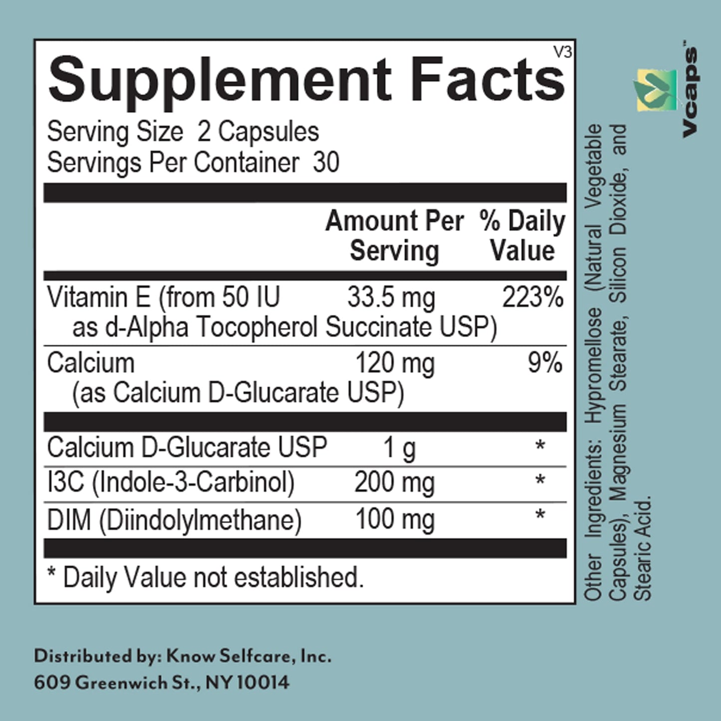 Veracity DIM Detox Supplement, Estrogen + Progesterone Supplements, Women Hormone Balance, Gluten Free Supplements for Skin Care, Metabolism, Immune Health, Clear Skin, Bloating, Antioxidant, 60 Caps