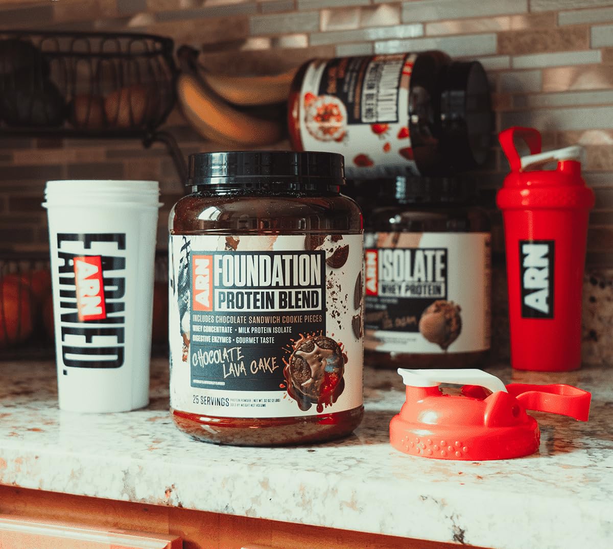 Arms Race Nutrition | ARN | Foundation Protein Blend (2 Pounds, Vanilla Waffle Cone)