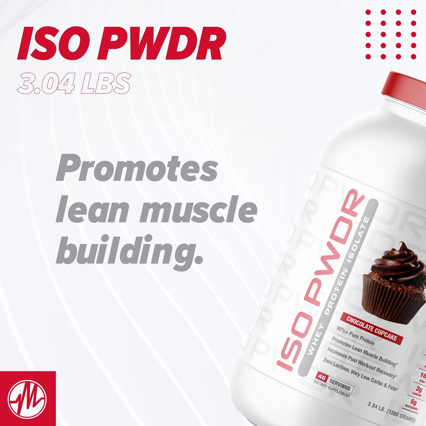 Metabolic Nutrition Whey Protein Isolate ISO PWDR Birthday Cake, 3.04lb, 23 Servings, 26g Protein, Fast Digesting, Zero Carbs, Delicious Flavor, Very Low Carbs & Fat, Zero Lactose
