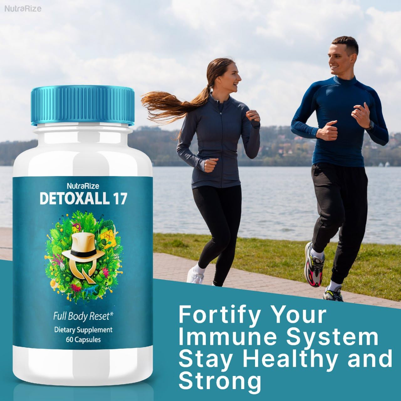 (2 Pack) DetoxAll 17, DetoxAll 17 Full Body Reset, DetoxAll17 Dietary Supplement for Overall Health and Wellness, Maximum Strength All-Natural Pills to Boost Energy, Detox All 17 Review (120 Capsules)