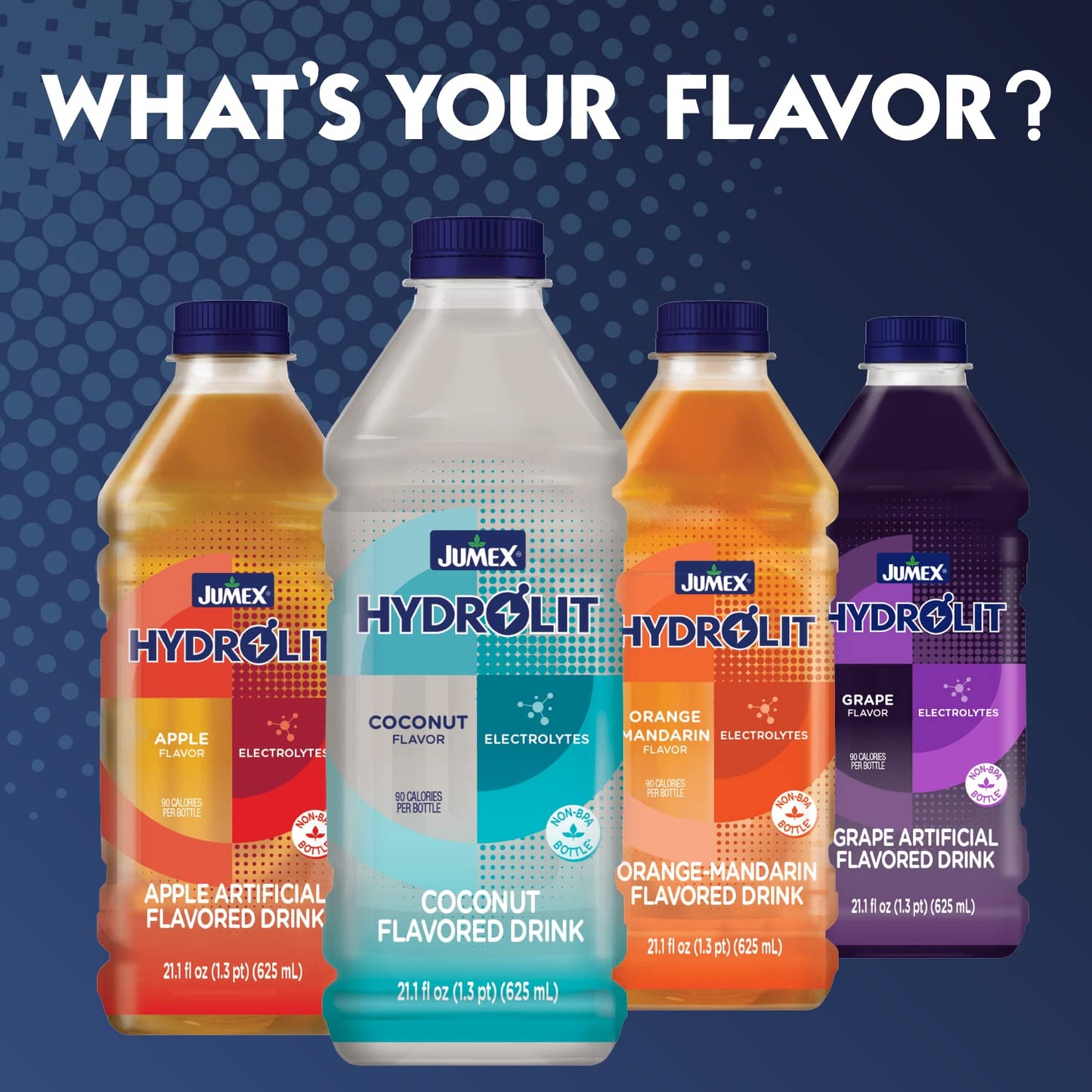 Jumex Hydrolit Quick Rehydration and Recovery Beverage Natural Coconut Flavor 211 fl oz BPAfree Bottle 12Pack