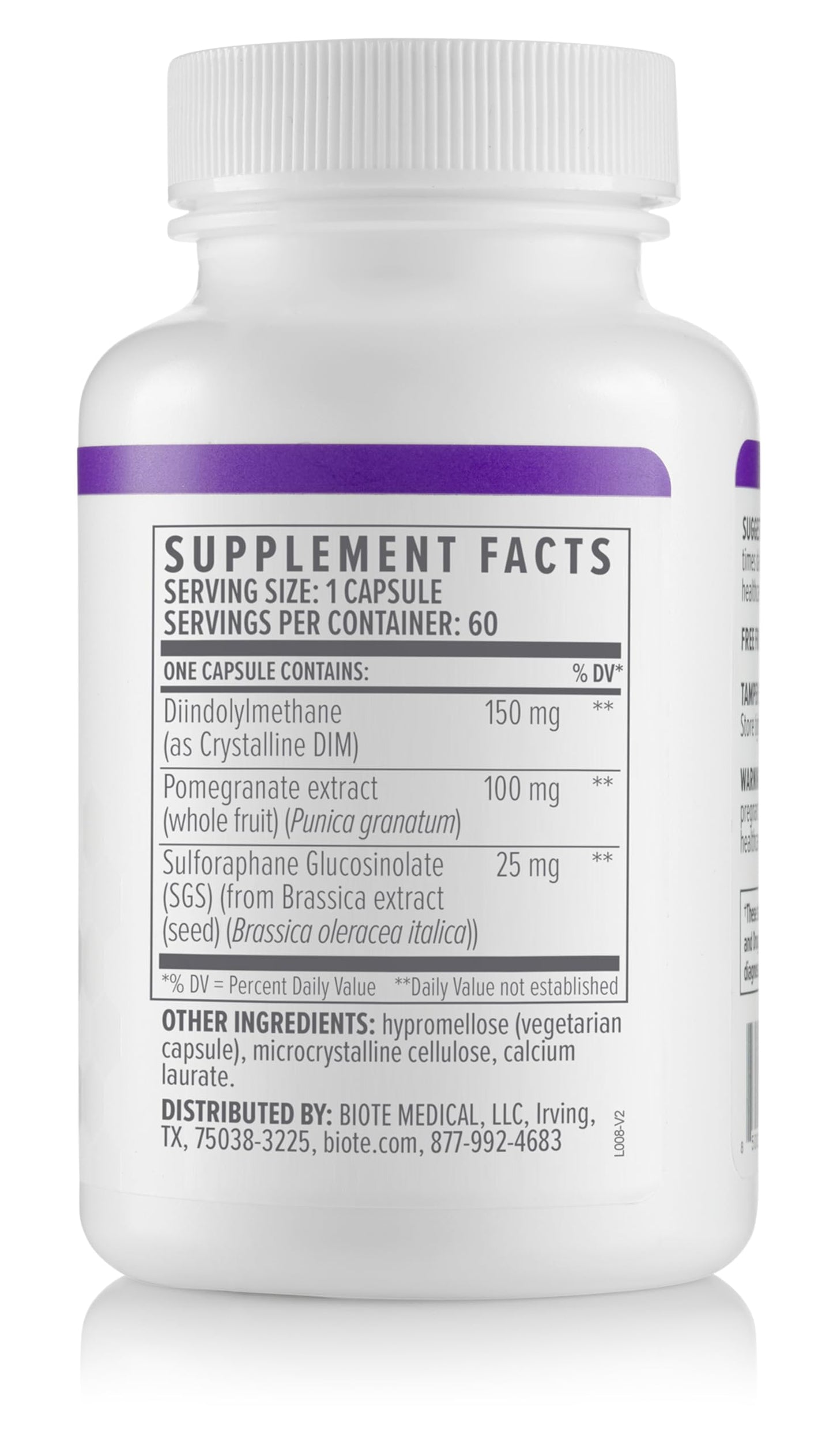 bioTE Nutraceuticals - DIM SGS + - Hormone + Detox (60 Capsules)