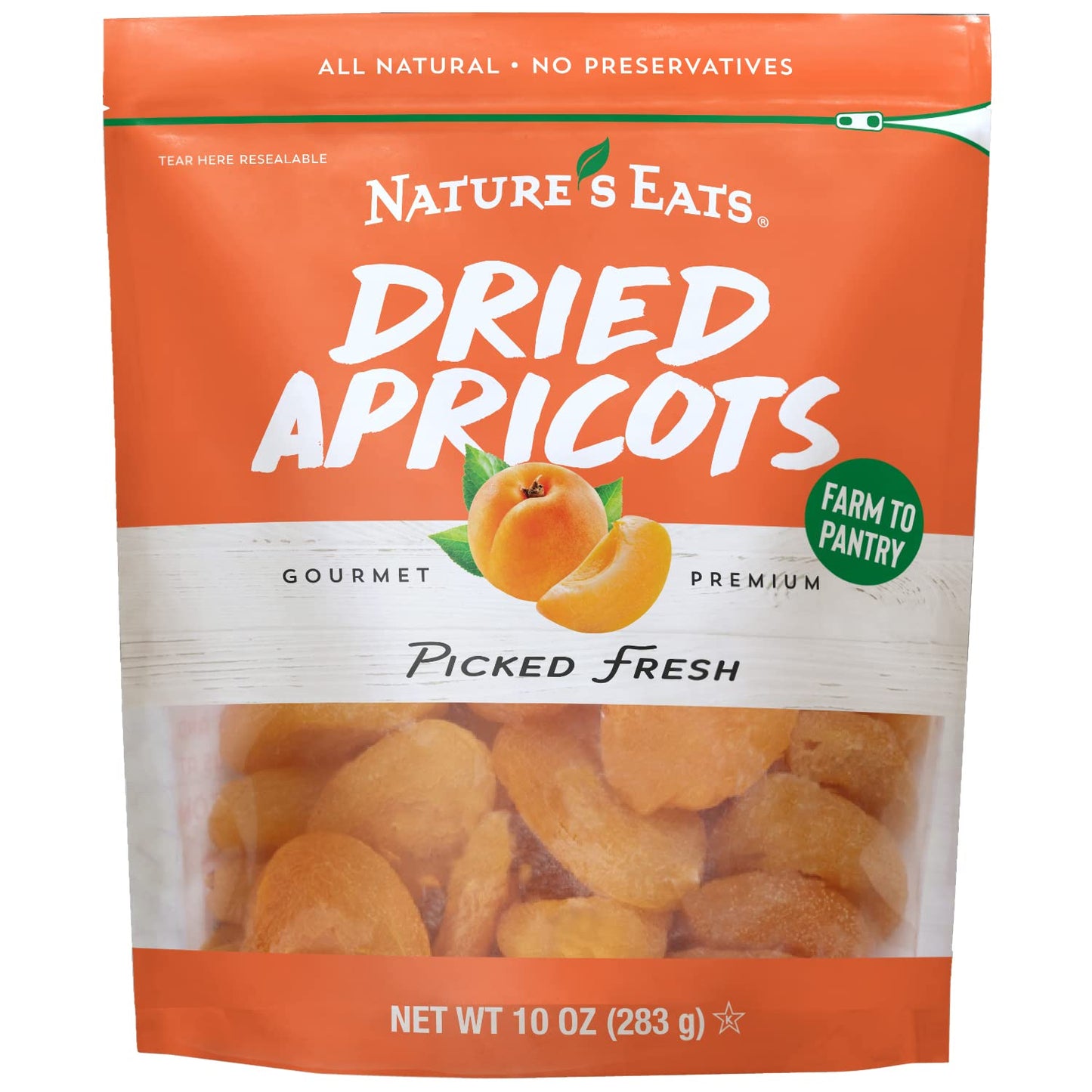 Natures Eats Apricots 10 Oz