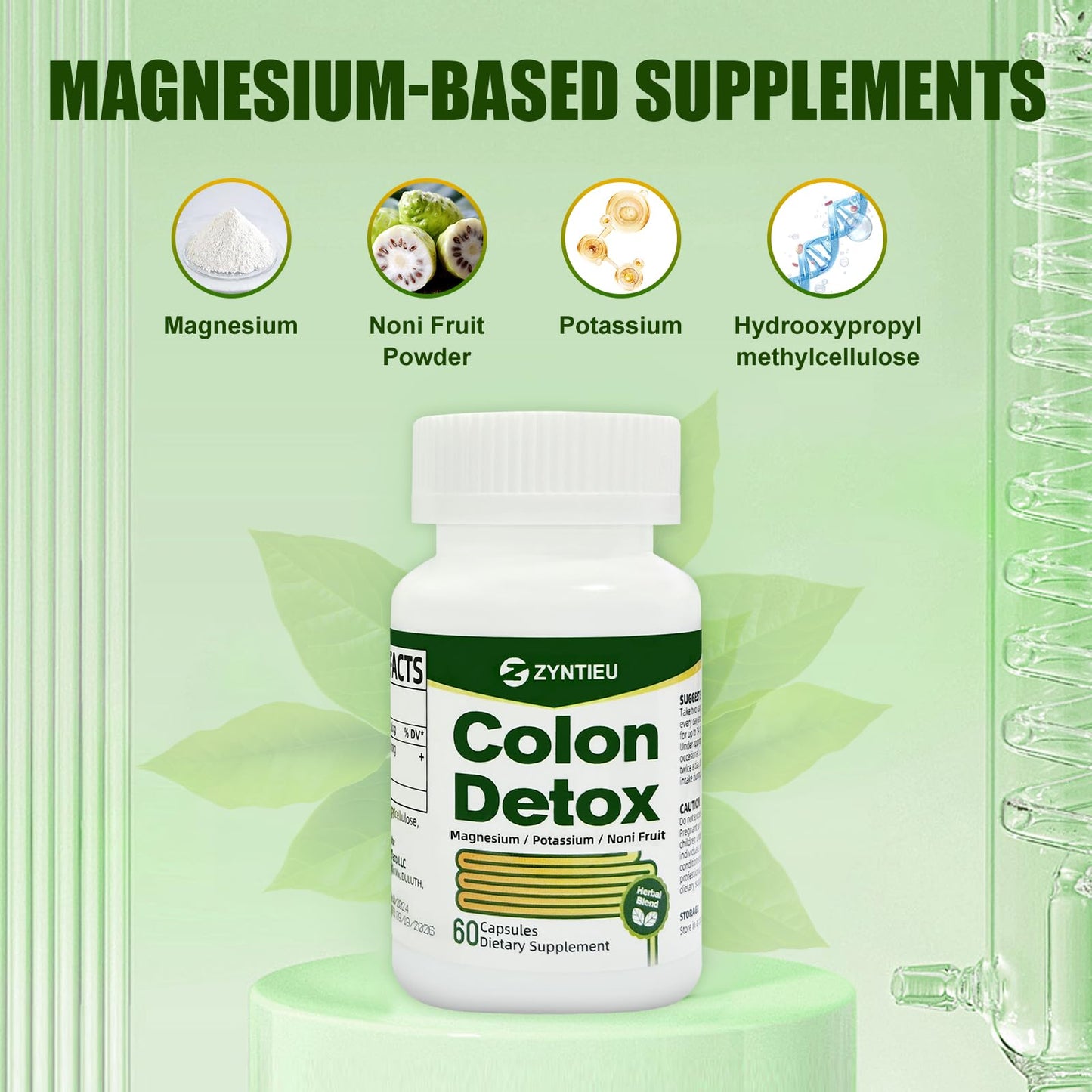 Zyntieu Colon Cleanser Detox Capsules for Women & Men