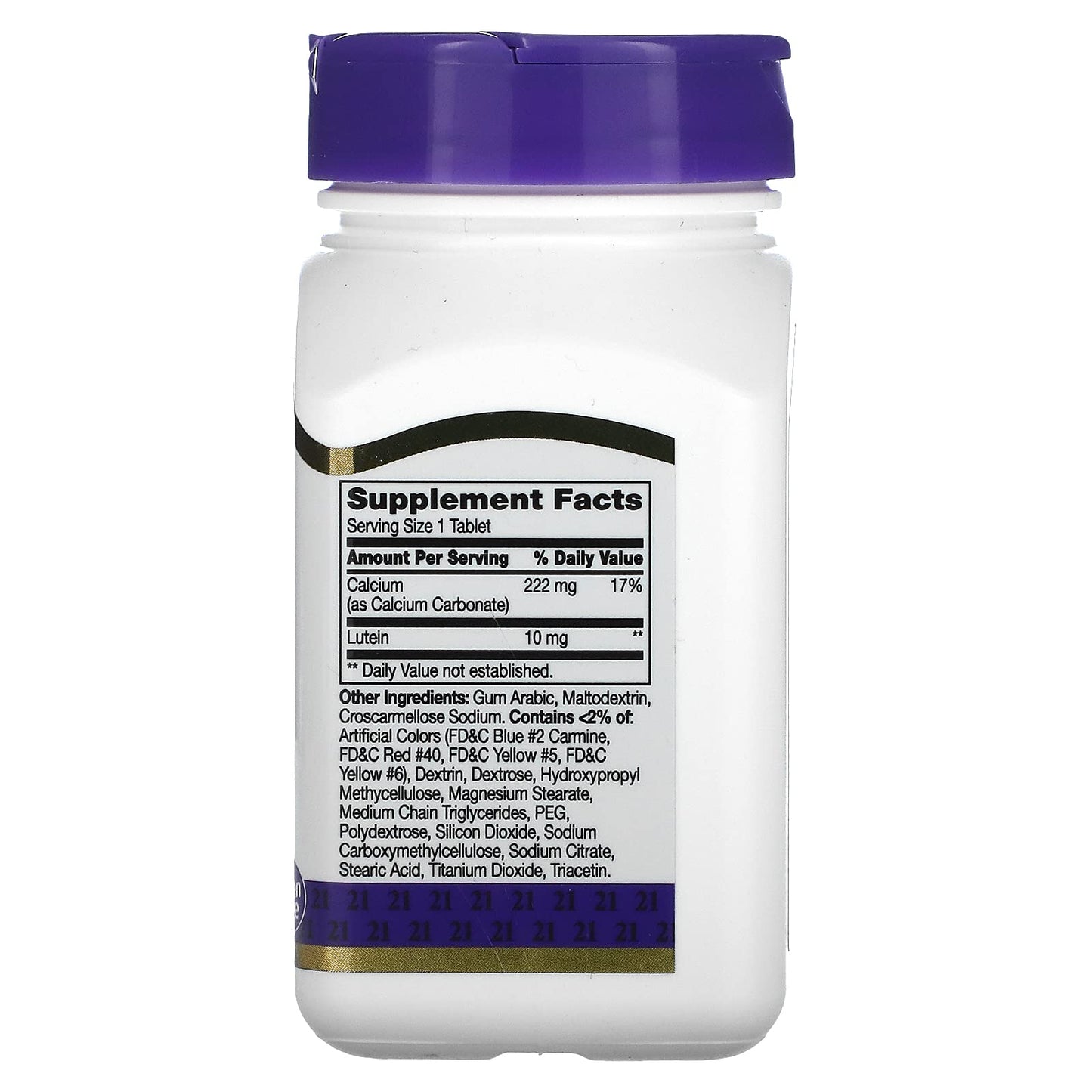 21st Century Lutein 10 mg Tablets, 60 Count