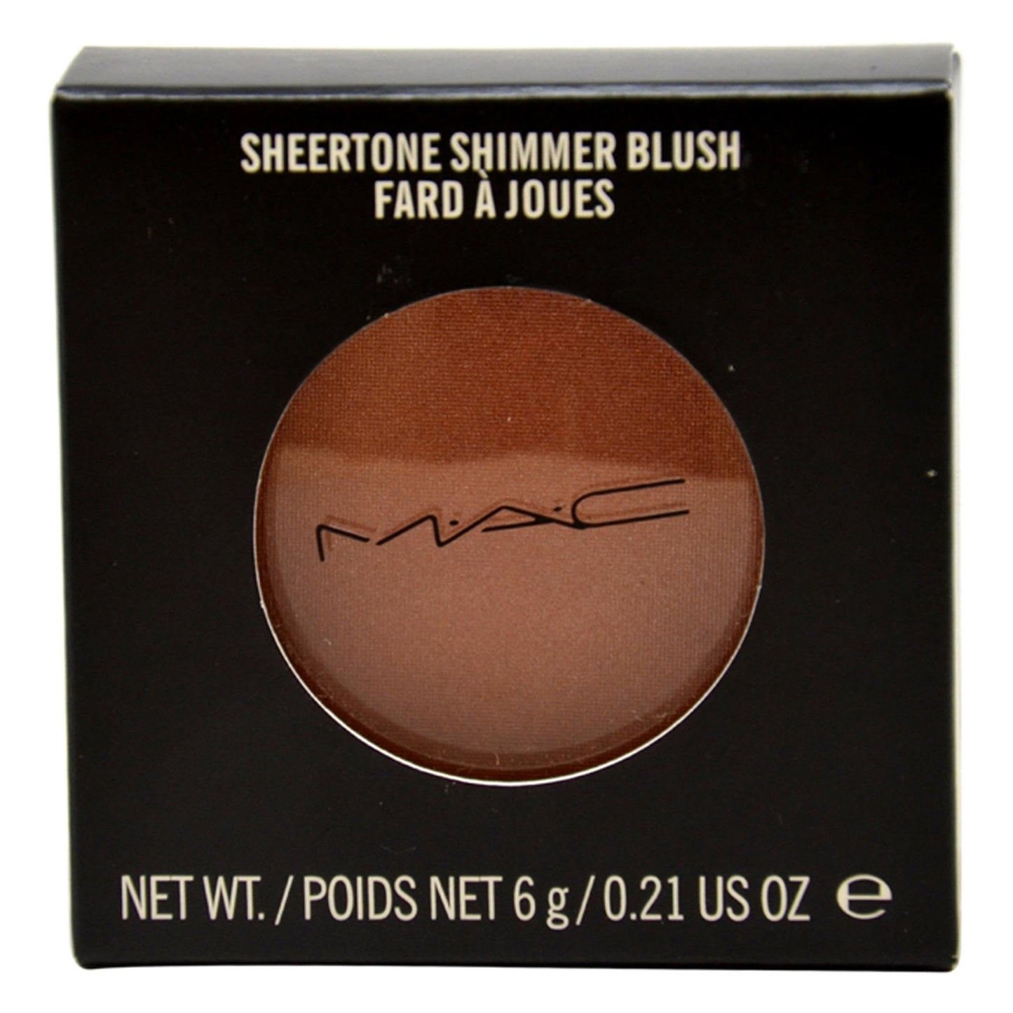 MAC Sheertone Shimmer Blush Sunbasque for Women, 0.21 Ounce