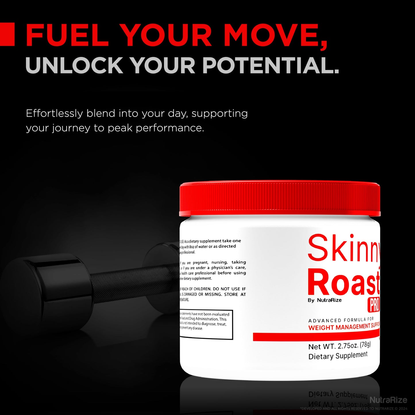 (2 Pack) Skinny Roast Pro - Premium Powder Formula for Overall Health & Fitness, SkinnyRoast Pro to Support Healthy Lifestyle & Maintain Energy, Official Skinny Roast Pro In A Jar Review (60 Servings)