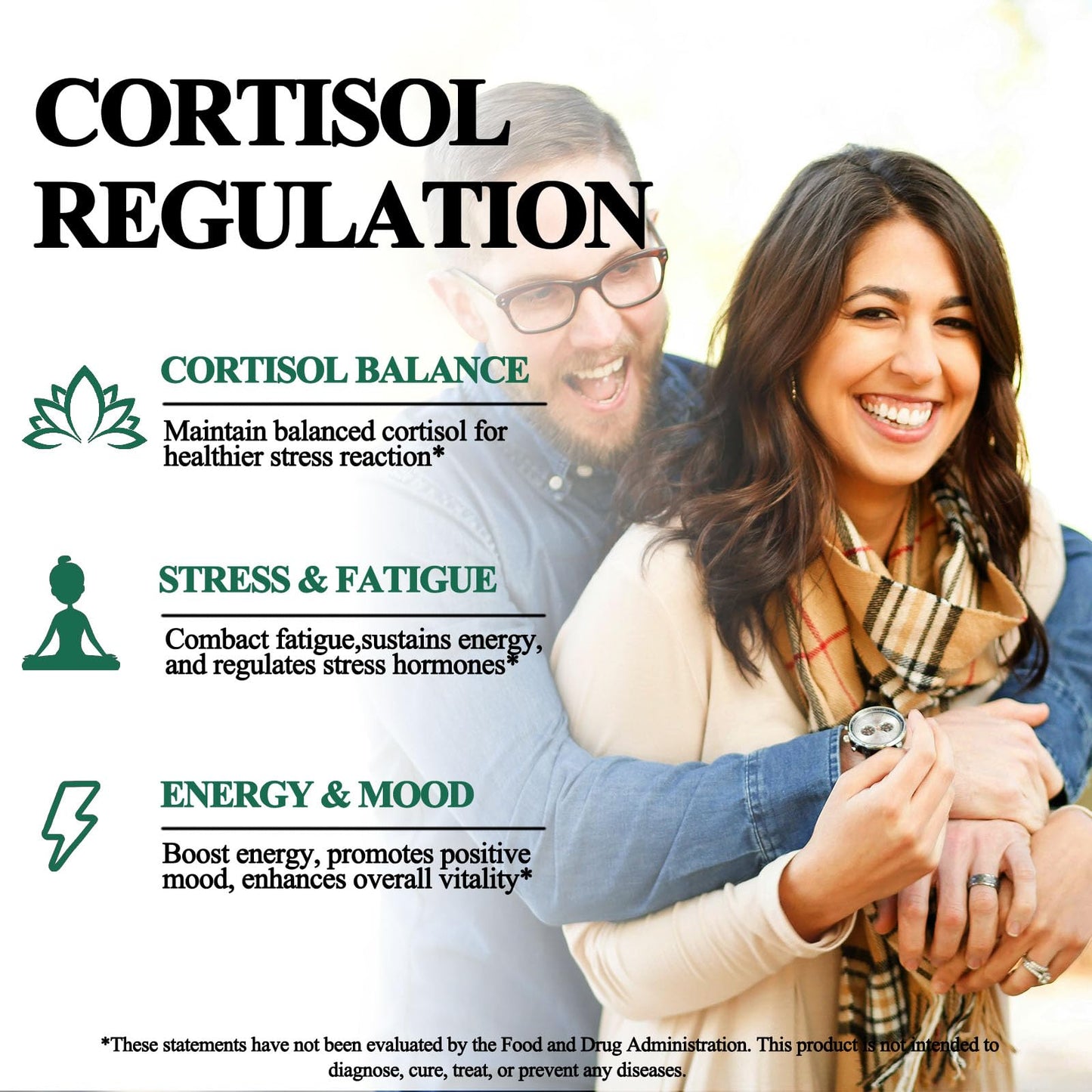 2 Pack Cortisol Supplements for Women & Men, 16-in-1 Cortisol Reducer Detox Manager w. Magnesium, Ksm-66 Ashwagandha, L-Theanine, Rhodiola, Phosphatidylserine for Lower Cortisol, Mood, Focus, Sleep