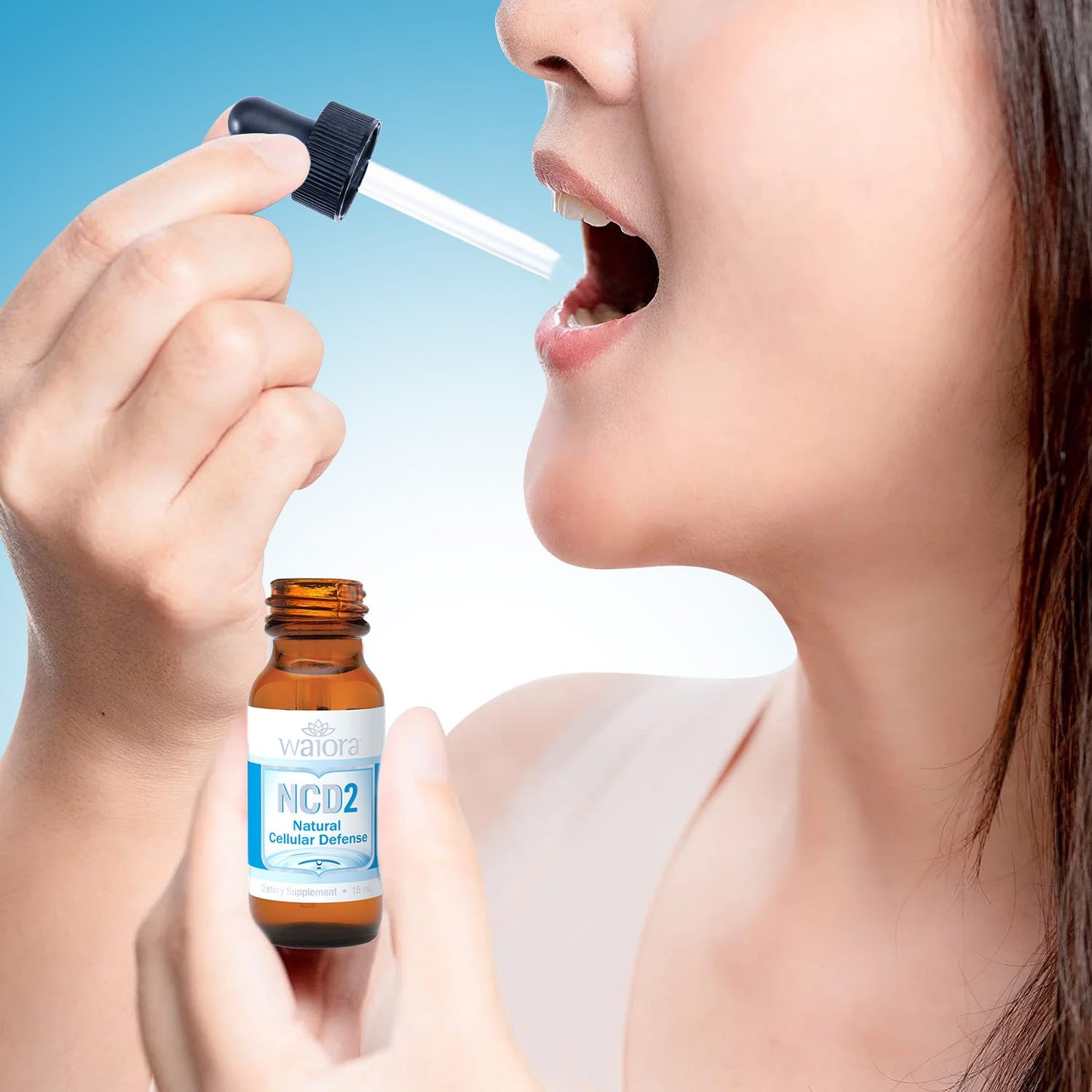 Waiora NCD2 Activated Liquid Zeolite Drops, Natural Body Cleanse and Immune System Support, Promotes pH Balance, Healthy Gut and Inflammatory Response, 100% Natural, Non-Toxic (2-Bottles / 180 serv.)
